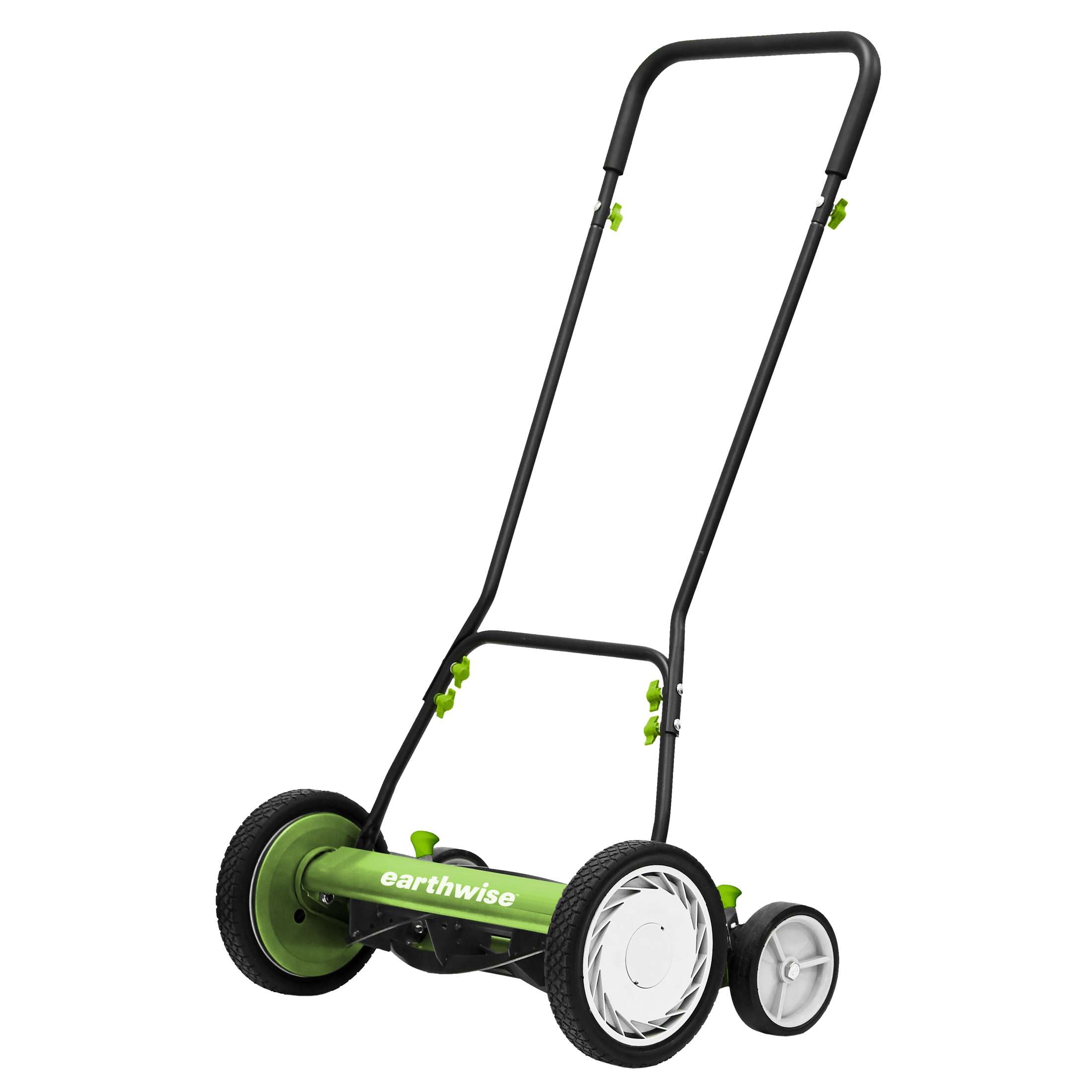 EarthWise 16 in 5-Blade Push Reel Mower (Grey, 16 in) stsvq