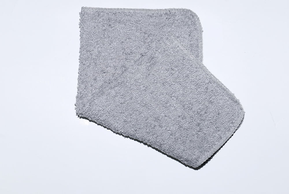 Mainstays Cotton Washcloth Set, Highly Absorbent Soft Bath Towels (Grey Multi, 18-Pack) q8crg