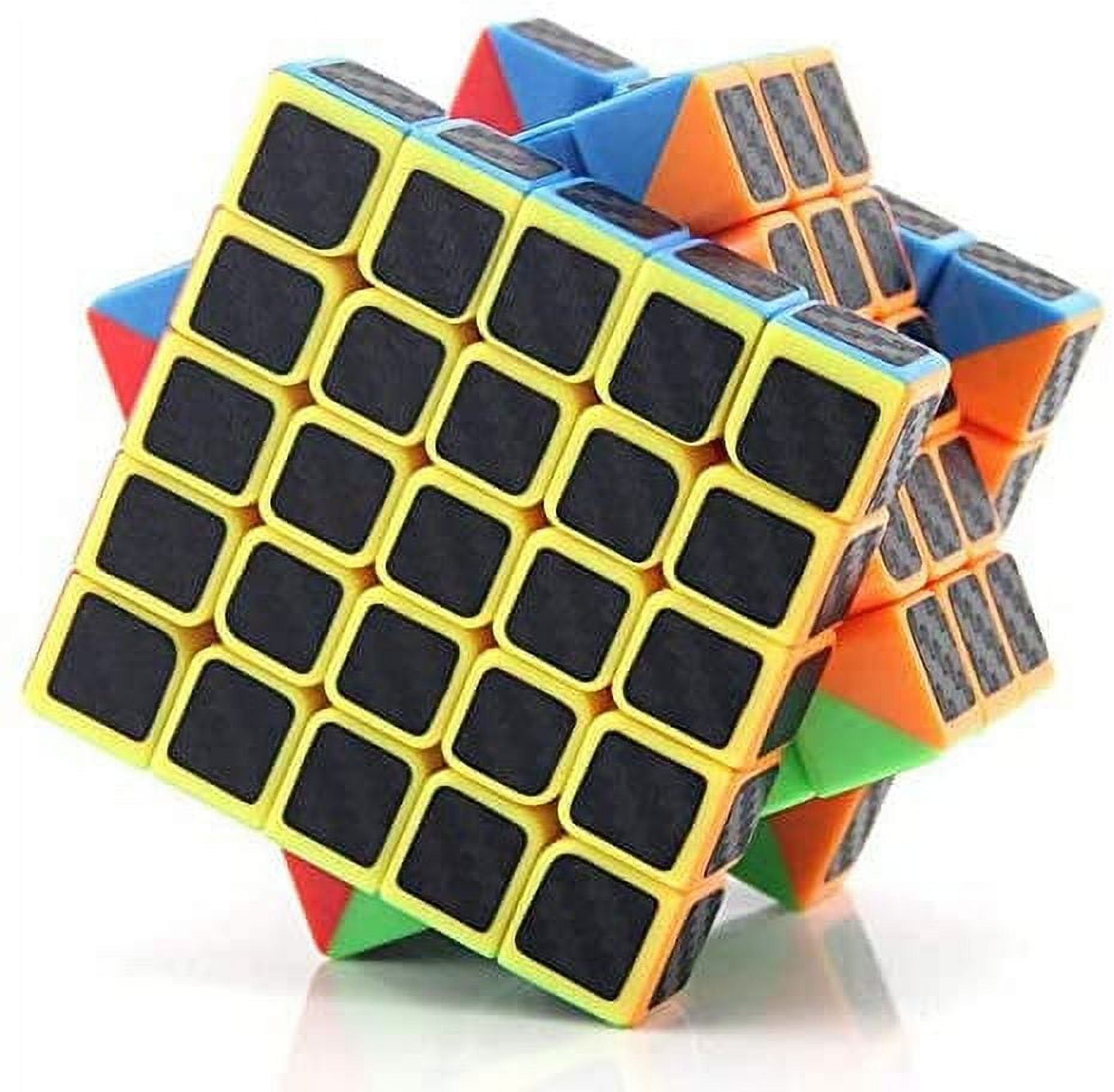 TiokMc 5x5 Speed Cube Puzzle Toy, Smooth Fast-Spinning Brain Teaser for Kids and Adults (Stickerless, 2.5 in) q8jcv