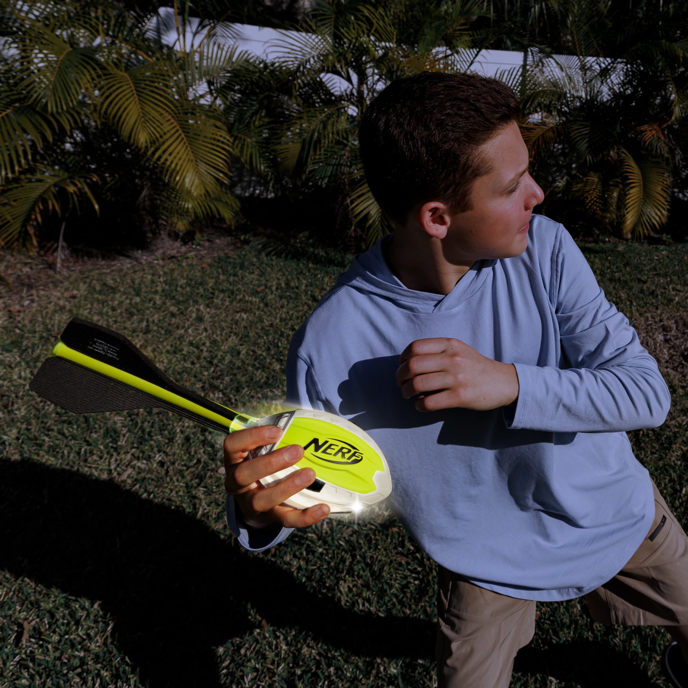Franklin Sports NERF Vortex Lightstrike Aero Howler Foam Football (Yellow, 10 in) 6nkag - Image 9