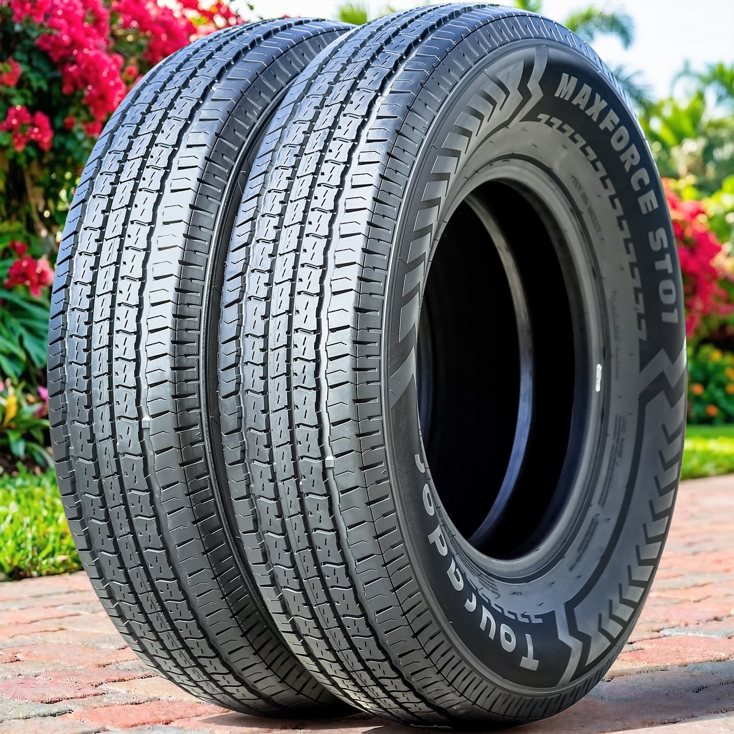 Tourador MaxForce ST01 Trailer Tire (ST175/80R13, 8 Ply, Load Range D) 61mtj
