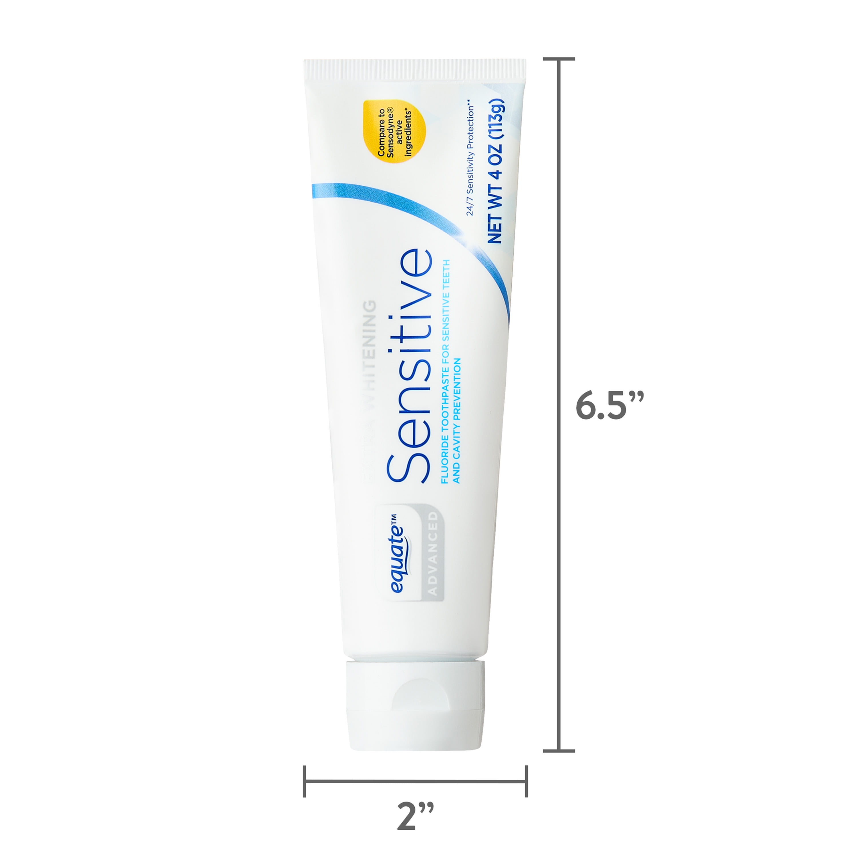 Equate Advanced Extra Whitening Sensitive Toothpaste (4 oz) 3cku0