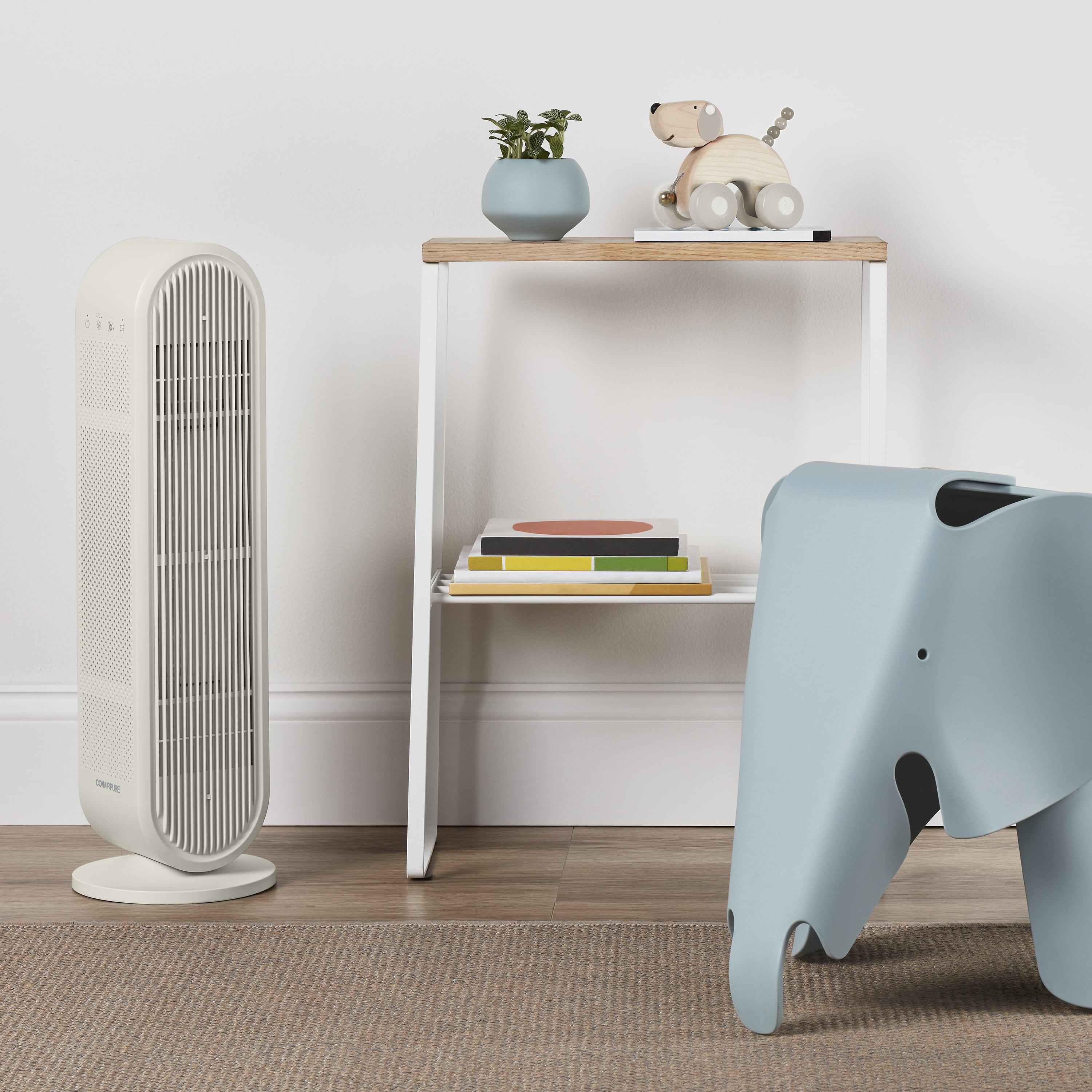 Conair ConairPure Medium Room Air Purifier with True HEPA Filtration (200 sq. ft.) g6ri7