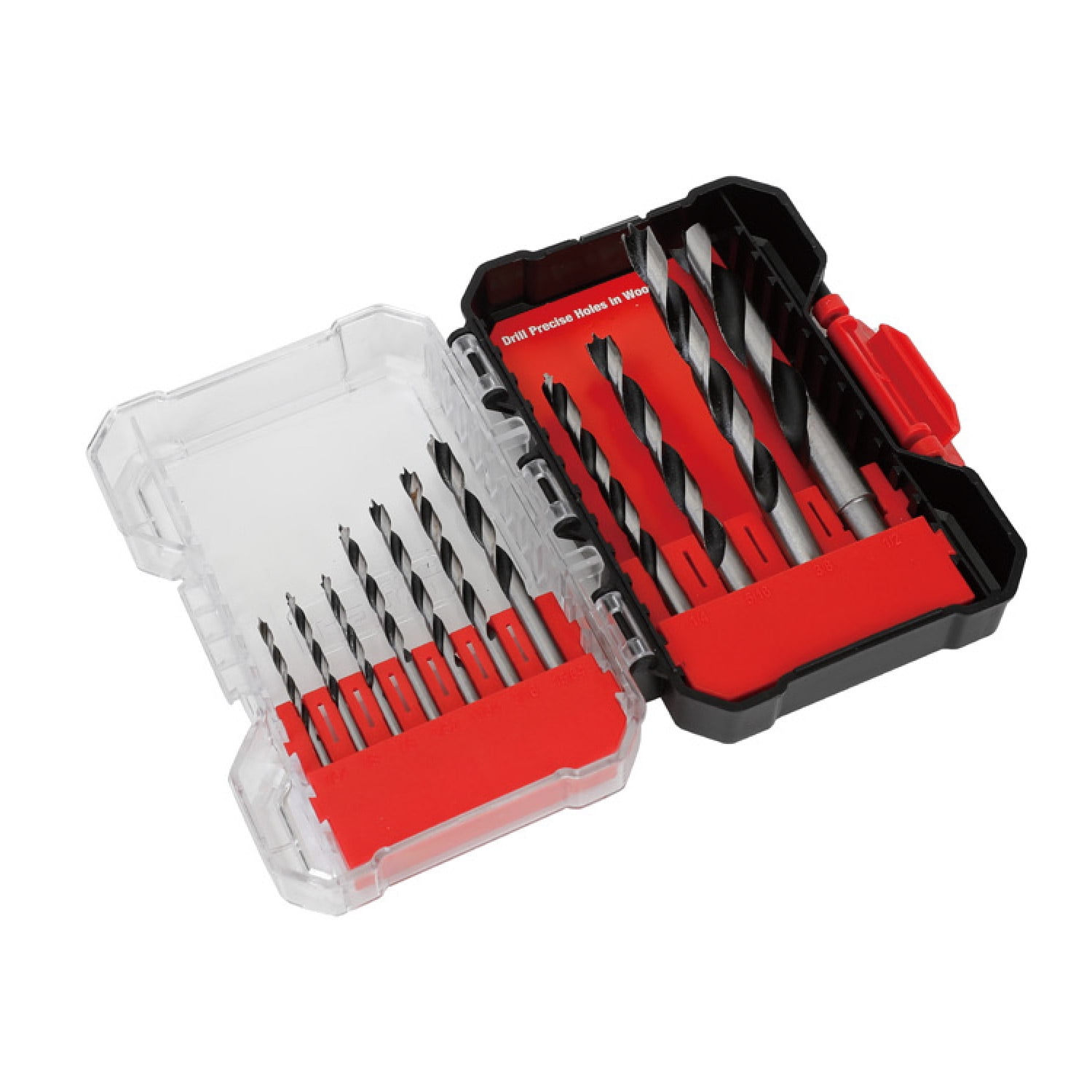 Hyper Tough Brad Point Drill Bit Set (11-Piece, 7/64 in to 1/2 in) sytdx