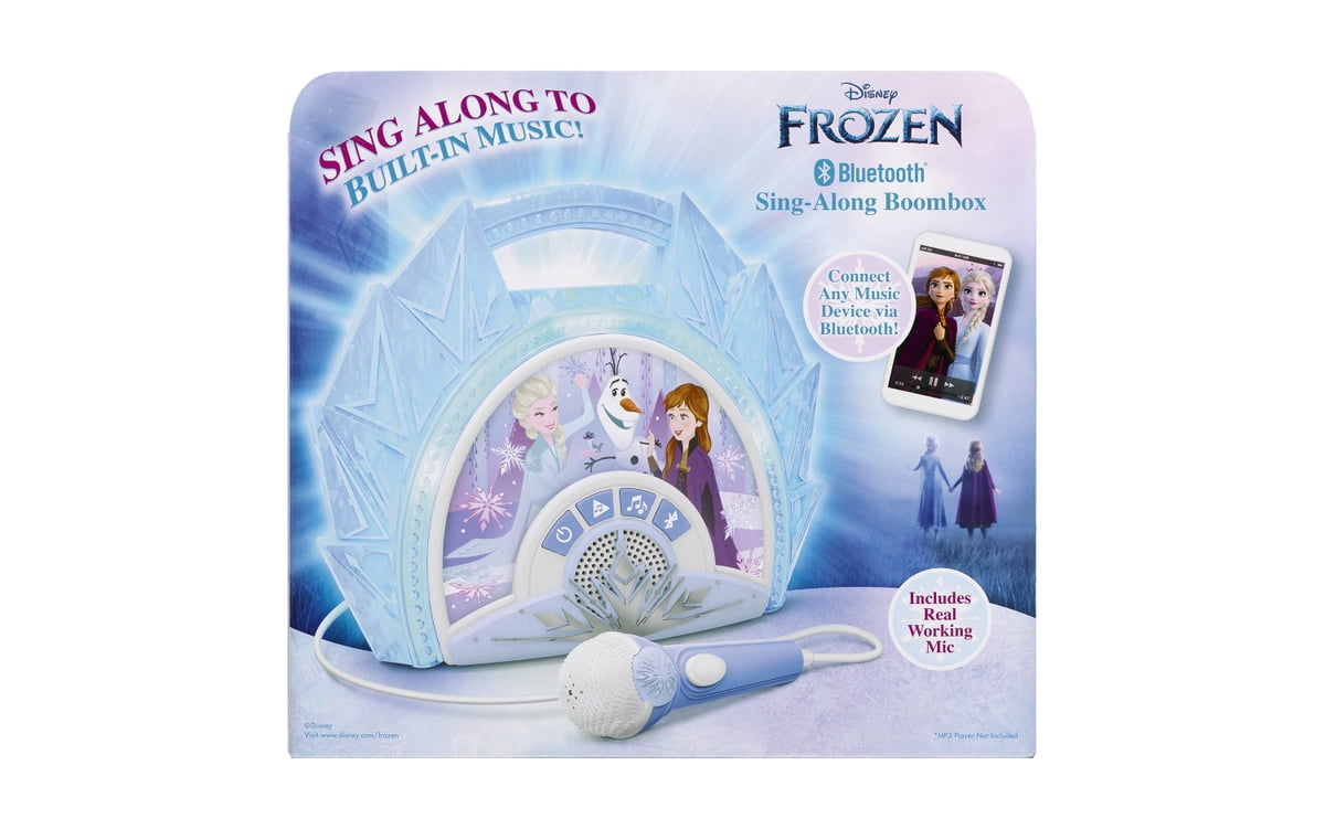 Disney Frozen Bluetooth Sing Along Boombox (Blue, 1 Unit) xxux8