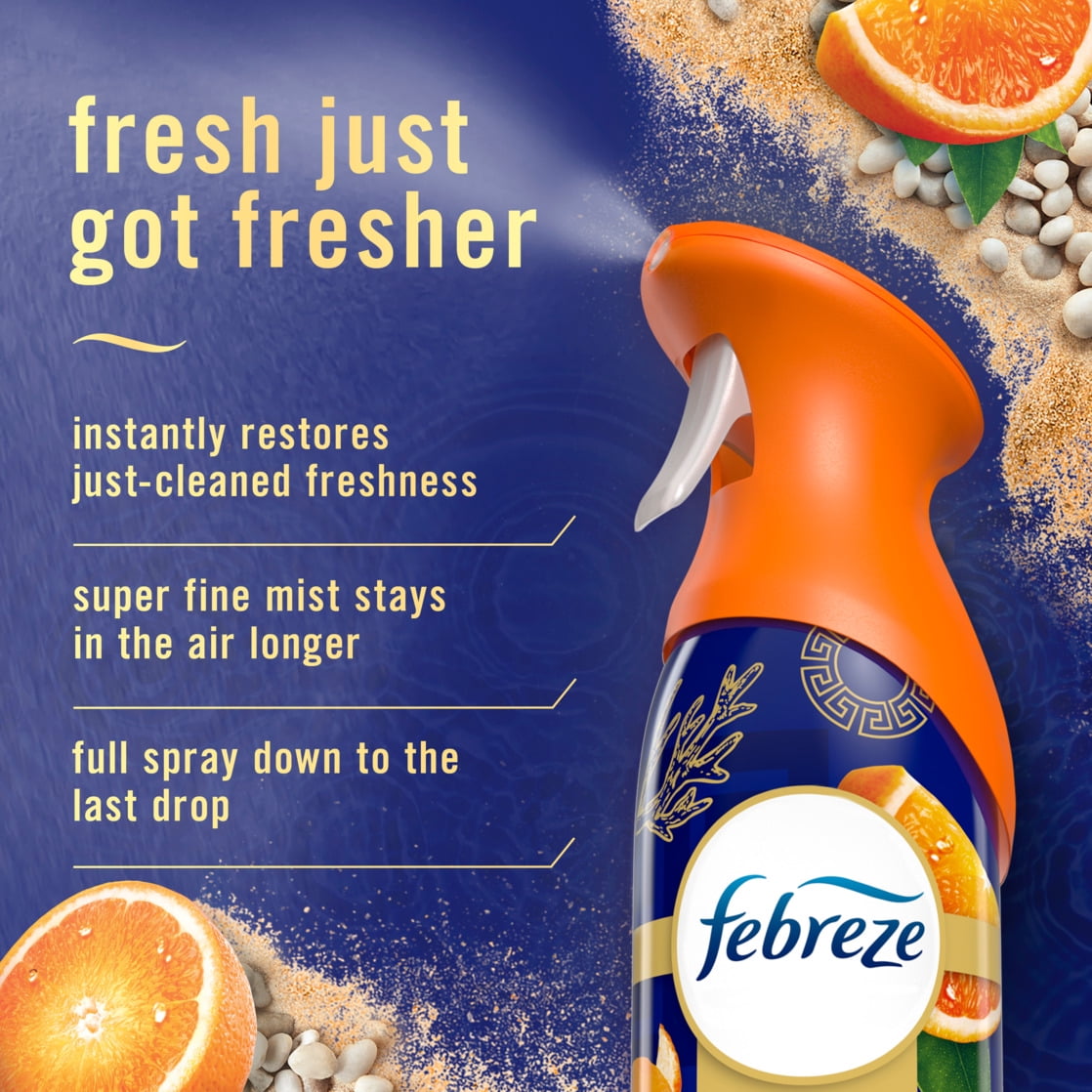 Febreze Air Mist Odor Eliminator Spray, Tranquil Cyprus Coves (8.1 oz) ijule