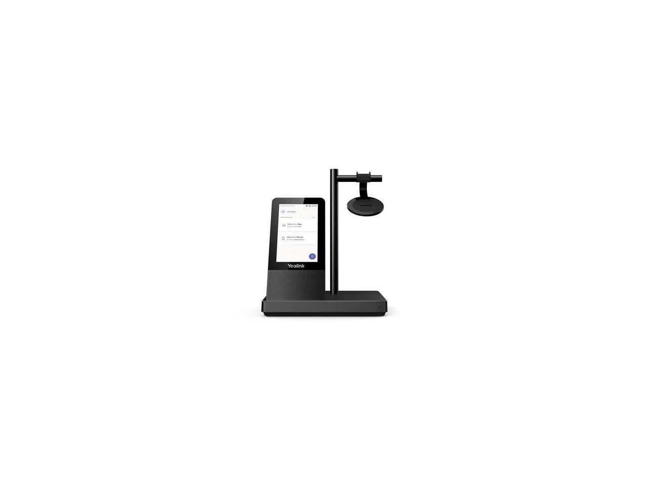 Yealink WH66 Mono Wireless Headset with Touch Screen Base and Charging Station (Teams Certified, 525 ft Range) egy69