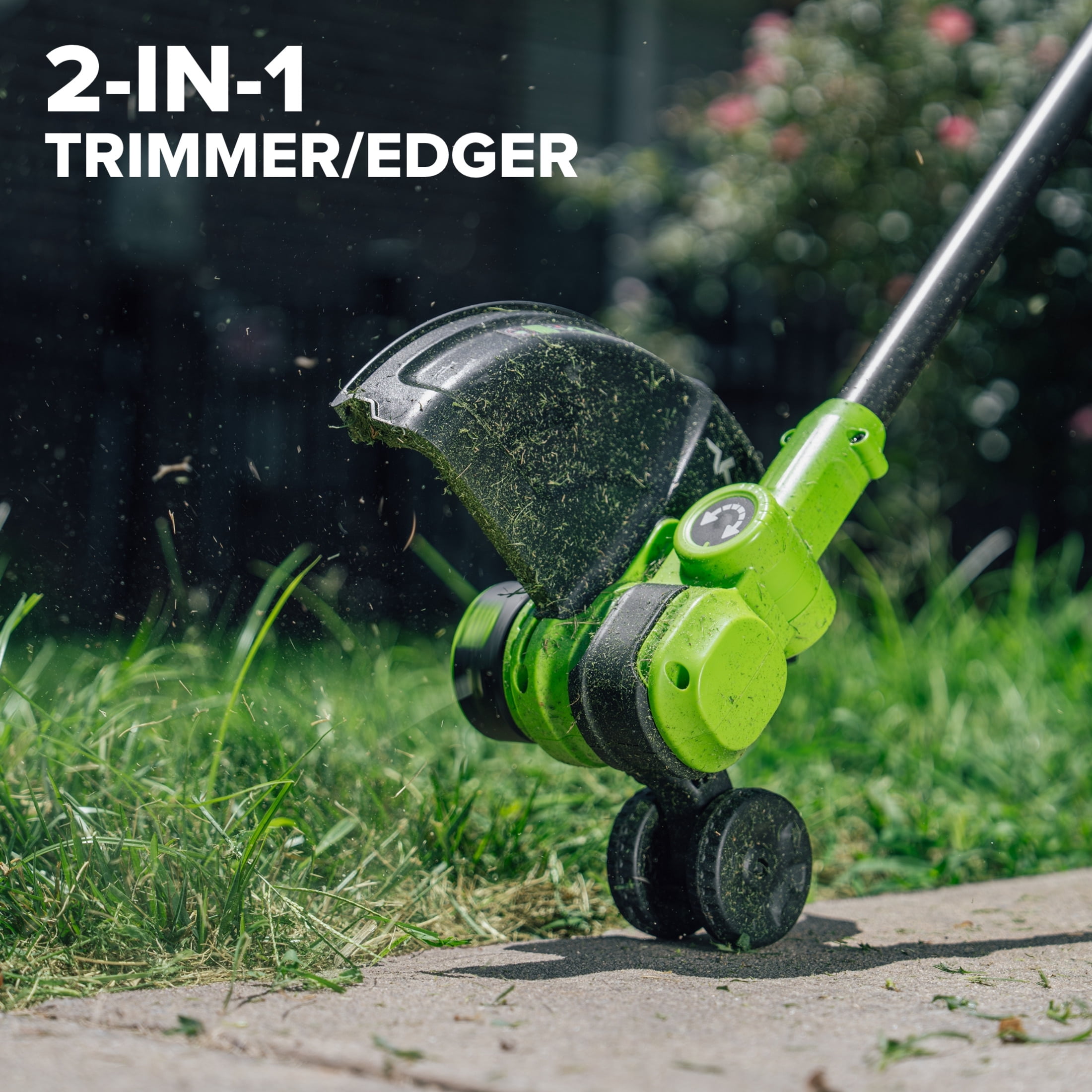 Greenworks PowerAll 24V Brushless 12 in String Trimmer with 3.0 Ah USB-C Battery and Charger (12 in) gd83u