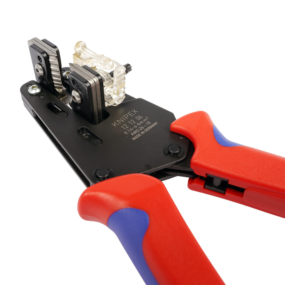 Knipex Tools Precision Automatic Wire Stripper (Red, 10-26 AWG) bbfg9
