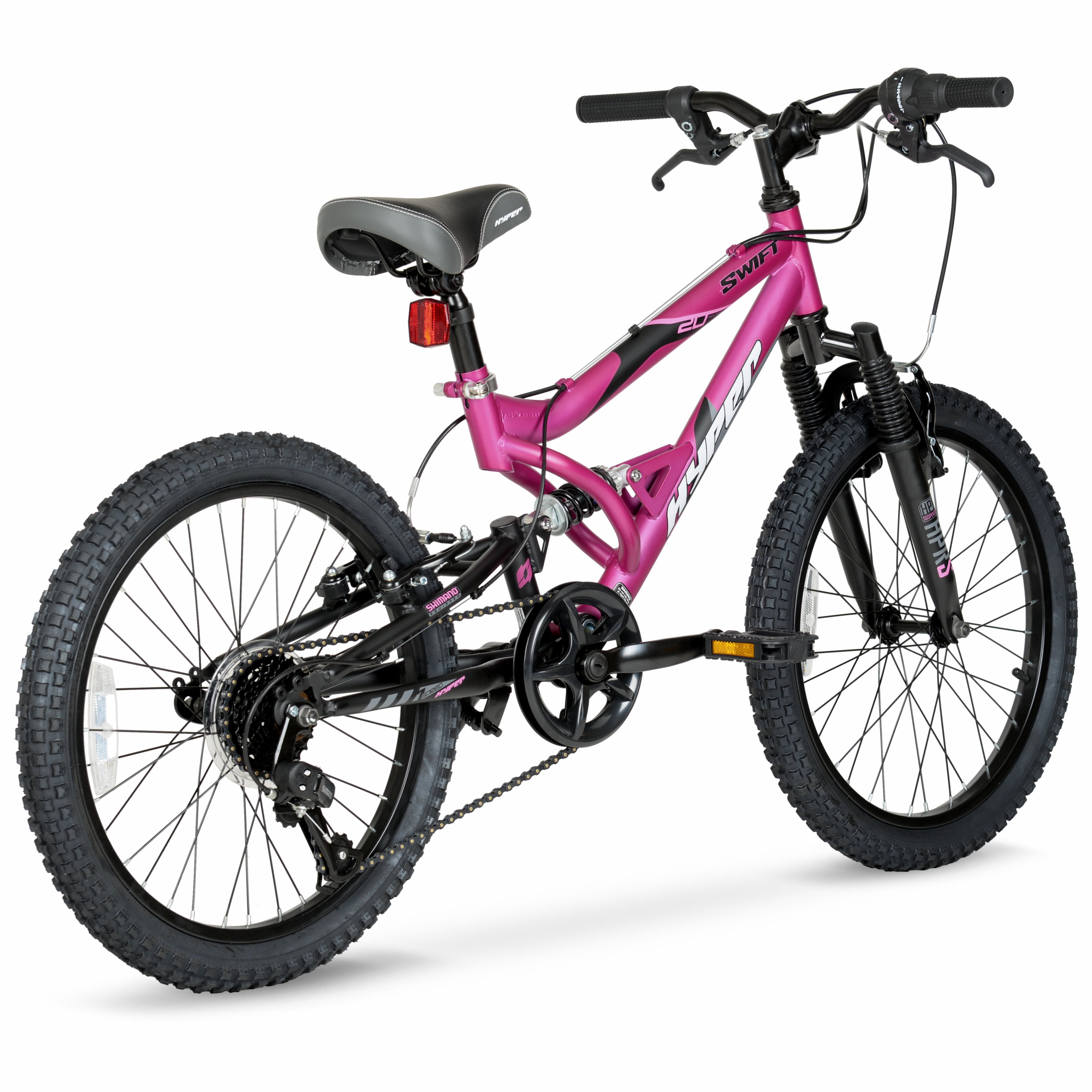 Hyper Bicycles Swift Mountain Bike for Kids (Magenta, 20 in) 65lfb