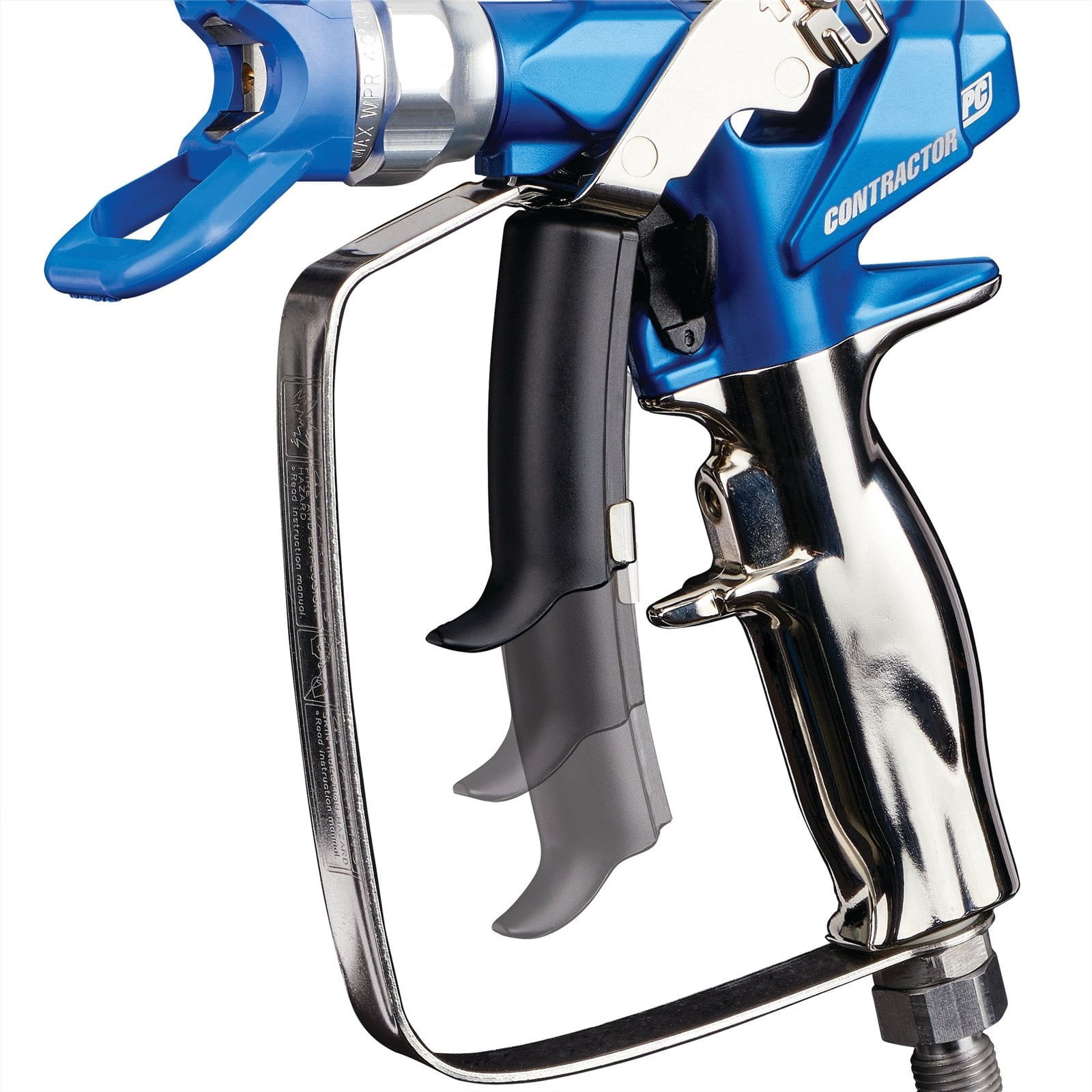 Graco Contractor PC Airless Spray Gun with RAC X 517 SwitchTip (17Y042) e34wi