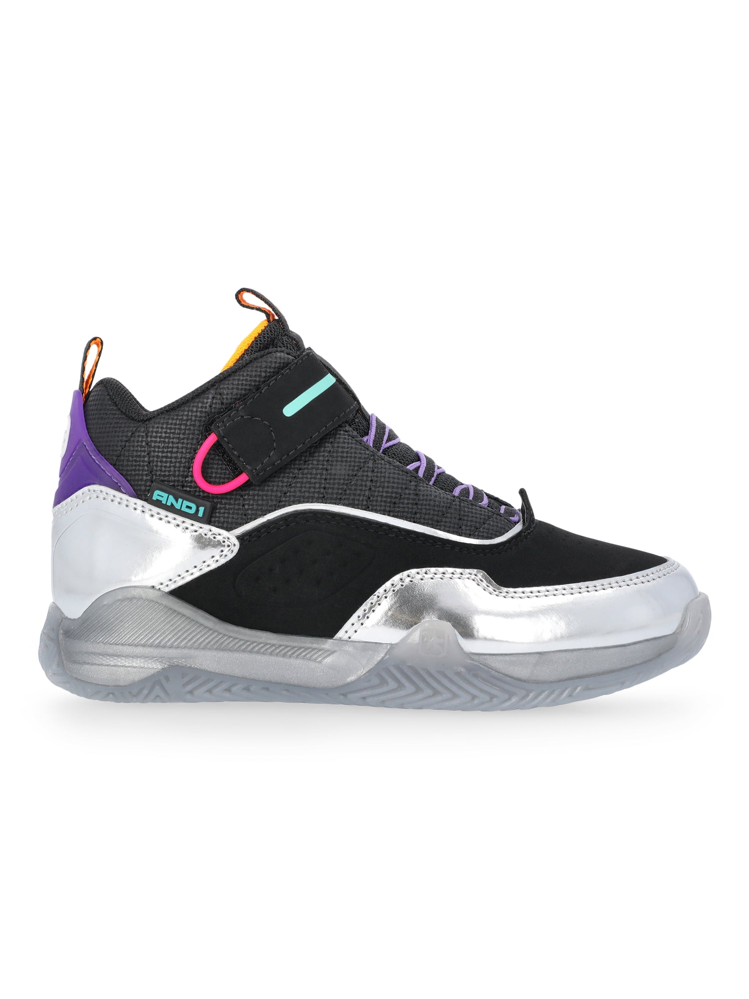 AND1 Boys Alterna Athletic Sneakers (Black, Medium Width) rxylr