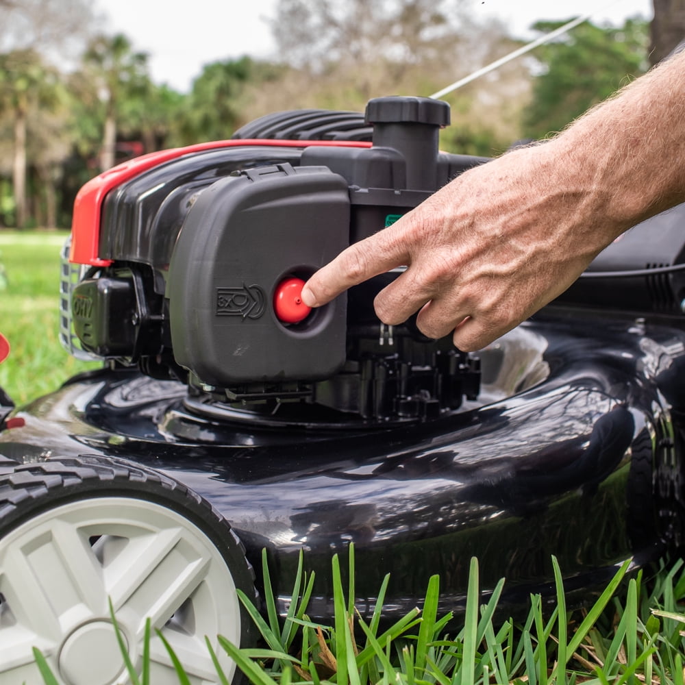 Black Max 21-inch Walk-Behind Push Mower with 140cc Briggs & Stratton Engine (Black, 21 in) uhsu0