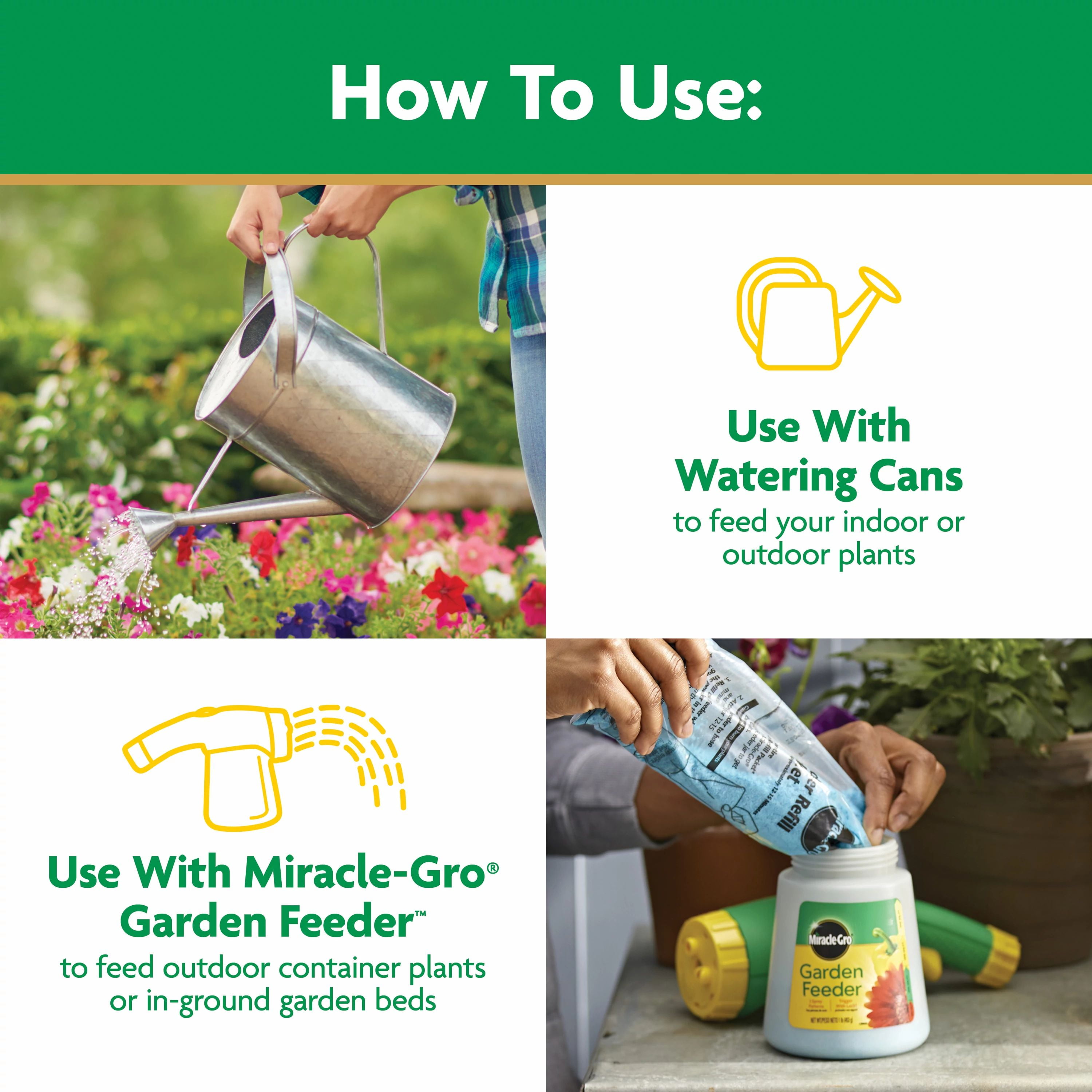 Miracle-Gro Water Soluble All Purpose Plant Food, Nutrient-Rich Fertilizer for Indoor and Outdoor Plants (5 lb) o2tap