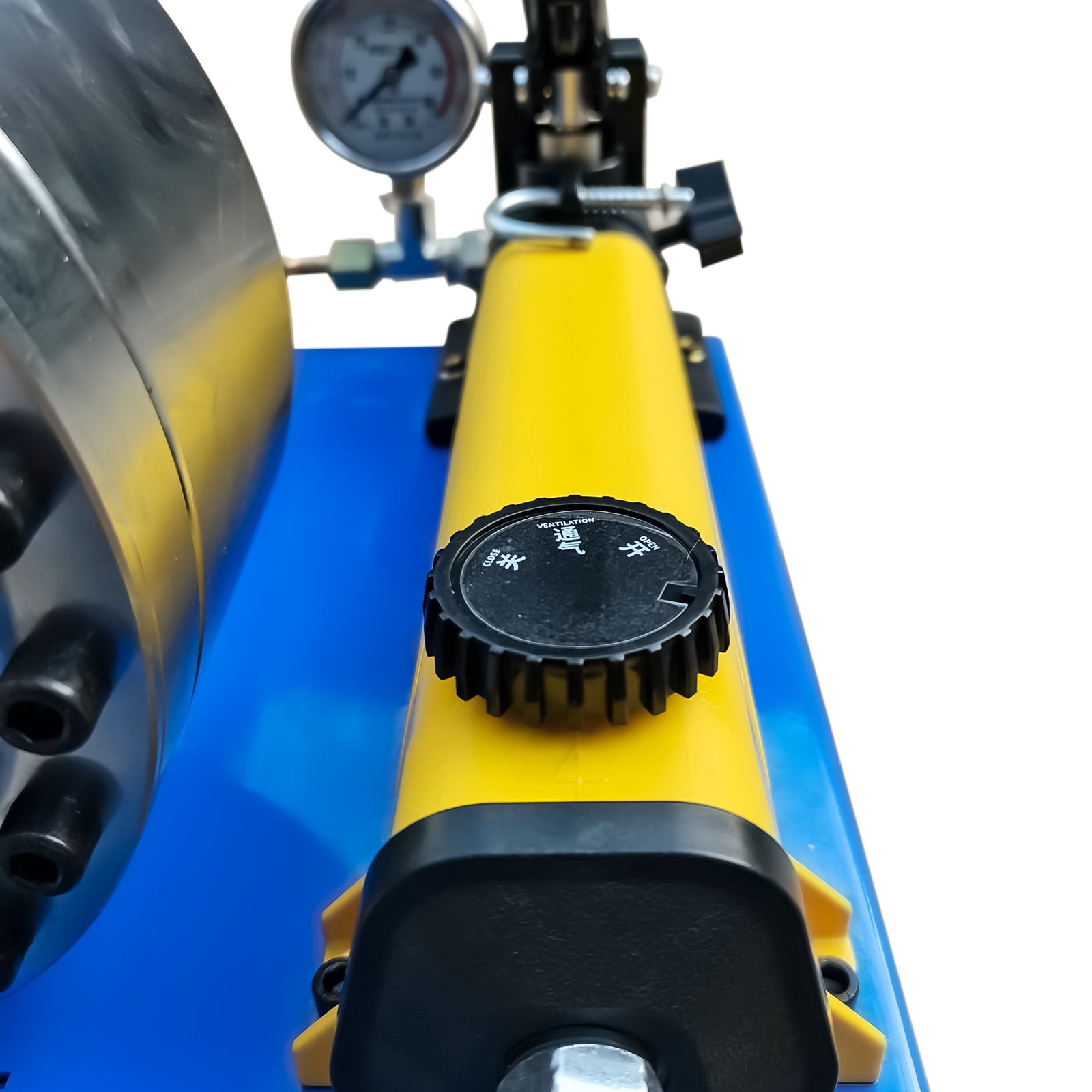 GELUOXI Portable Hydraulic Hose Crimper Machine (Blue, 8 Die Sets) to64g
