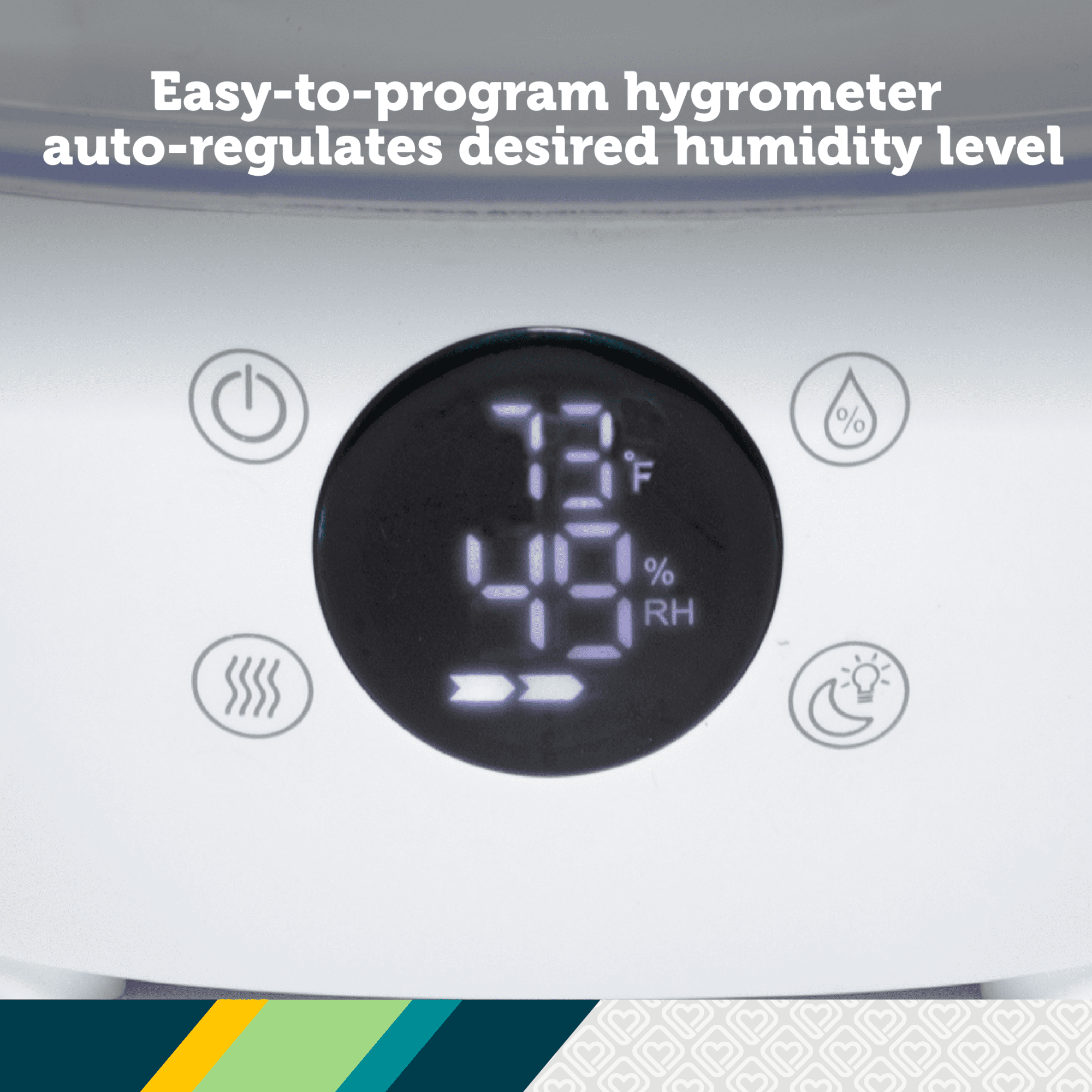 Safety 1st Humid Control Ultrasonic Cool Mist Humidifier (White, 1 Unit) 7irvs