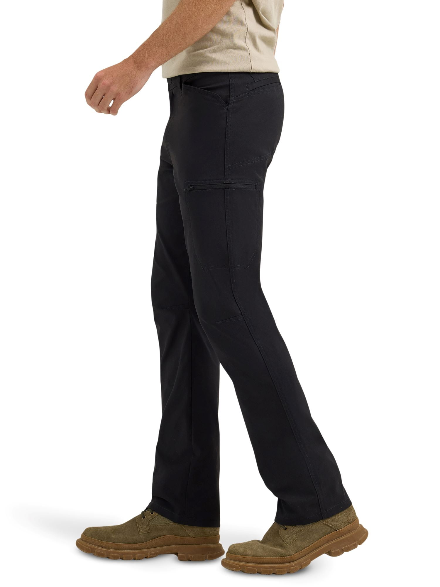 Wrangler Men's Outdoor All Terrain Cargo Pants with UPF 50+ Protection (Black) s3w2y