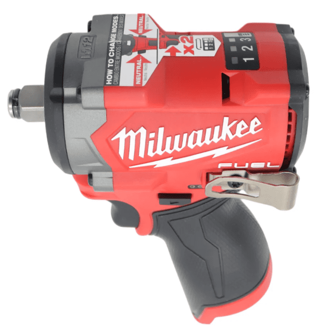Milwaukee M12 FUEL 1/2 in. Stubby Impact Wrench (Bare Tool, 550 ft-lbs Torque) 2c13y