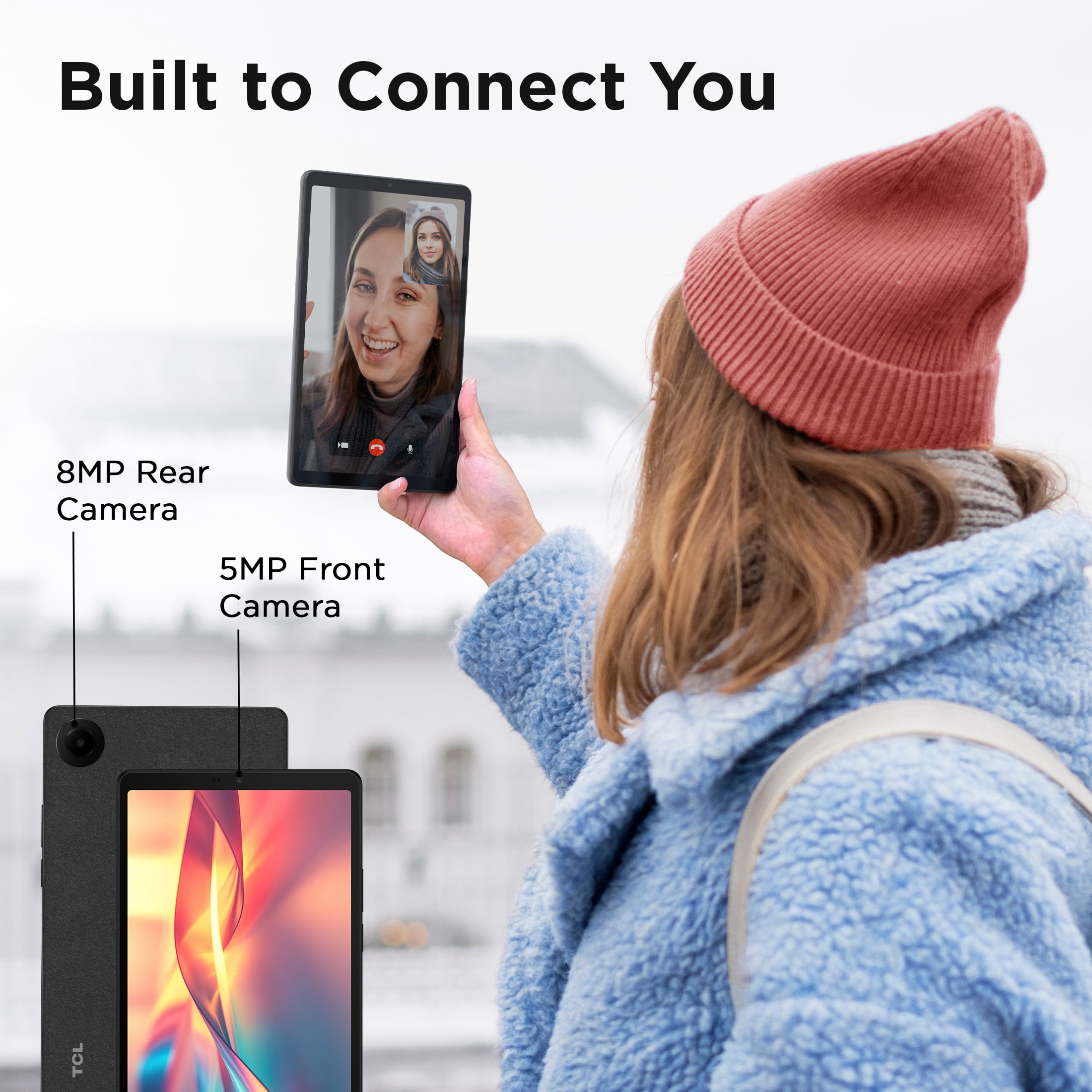 TCL TAB 8 Gen 2 Tablet 8.7 in HD Display 64GB Storage Android 14 (Black) zpp1f