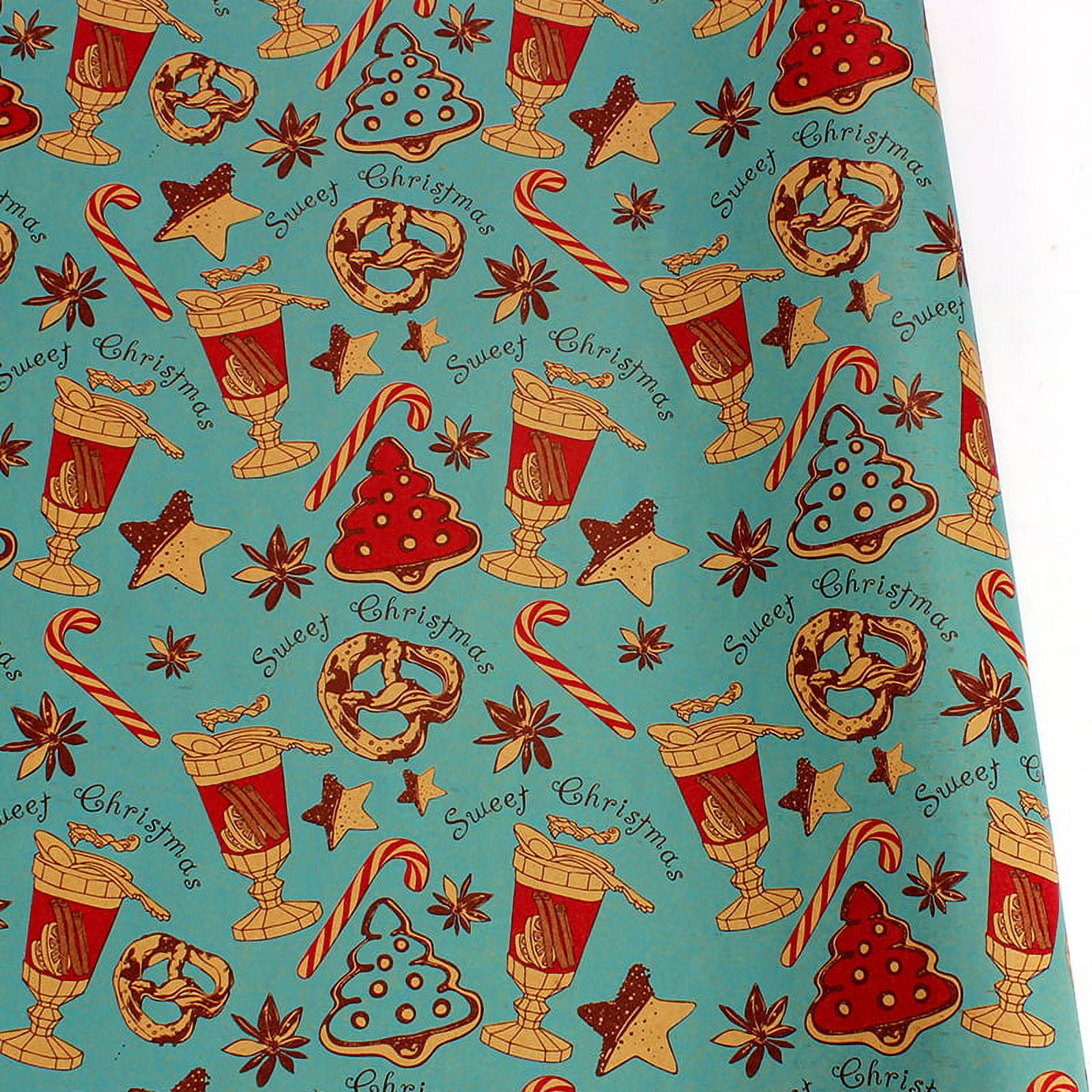 BEEPRINCESS Christmas Wrapping Paper Set, Holiday Kraft Gift Wrap with Festive Designs (9-Sheets, 30 in x 20 in) gzhwt