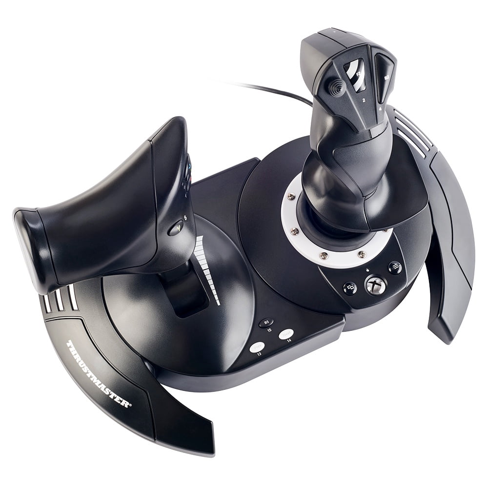 Thrustmaster T-Flight HOTAS One Flight Stick & Detachable Throttle Controller (Black, 1 Unit) 2hib9