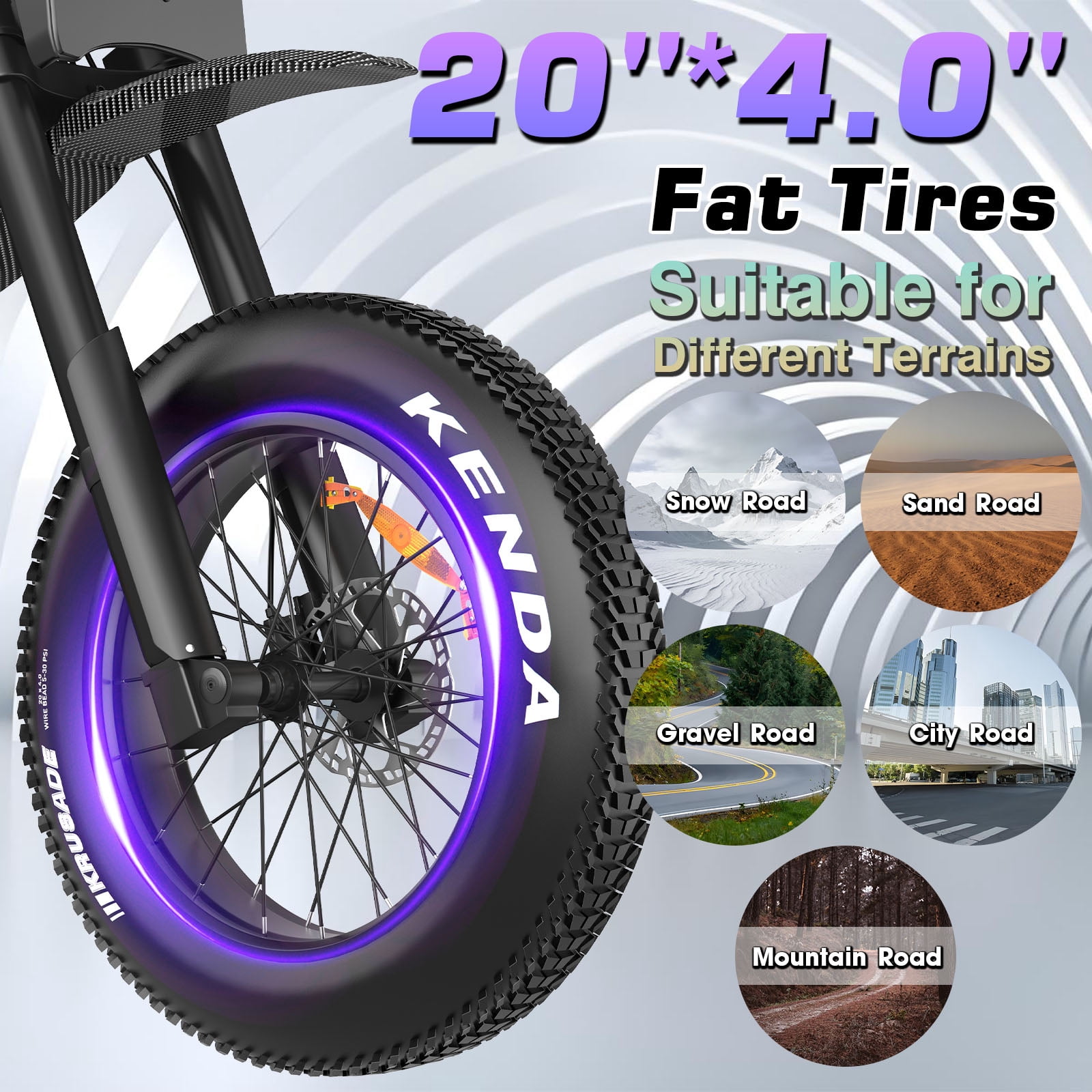Bluvall 3000W Electric Dirt Bike, All-Terrain Fat Tire E-Motorcycle, Full Suspension & Hydraulic Brakes (Black, 20 in) 7y1ky