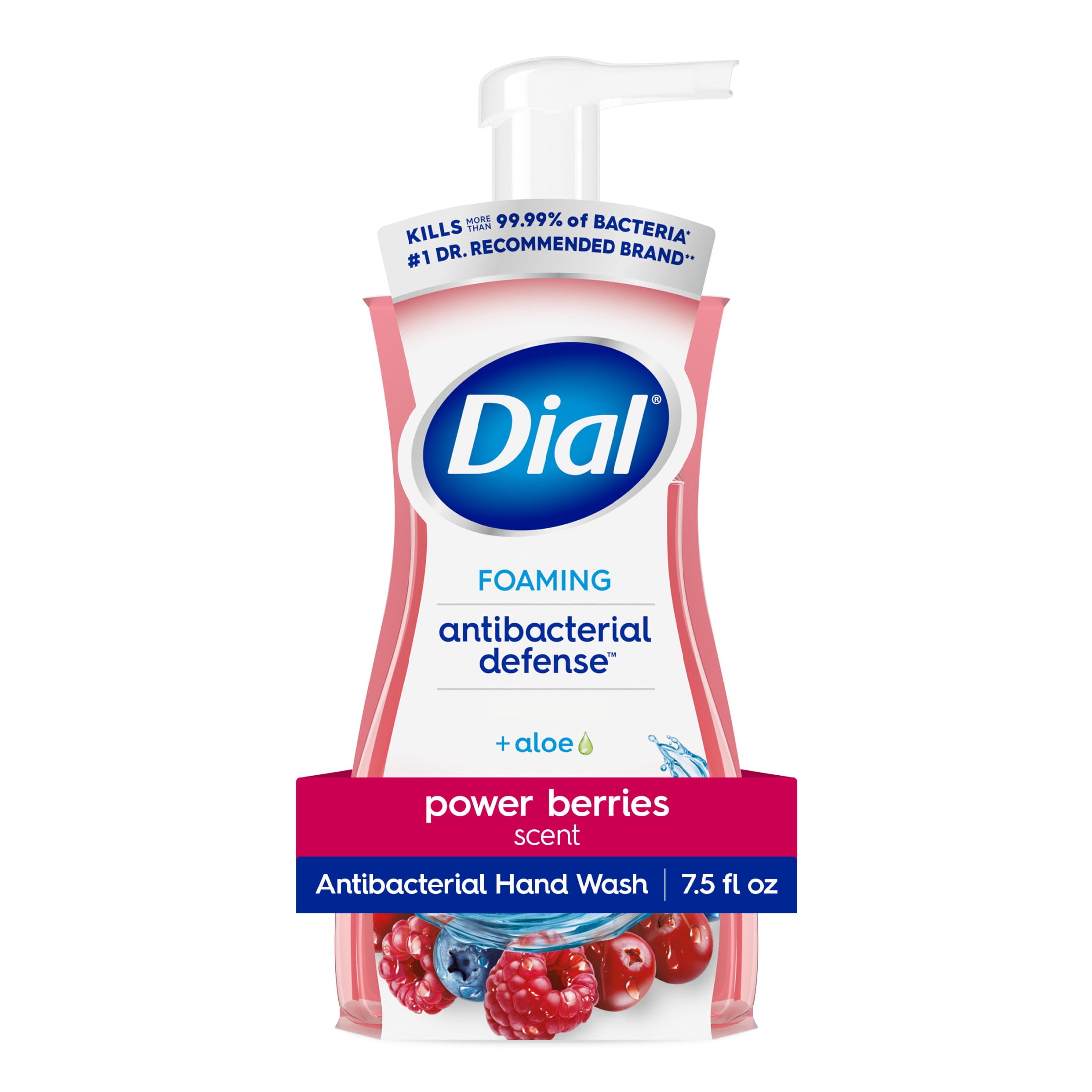 Dial Antibacterial Defense Foaming Hand Soap, Power Berries Scent (7.5 fl oz) afkqc