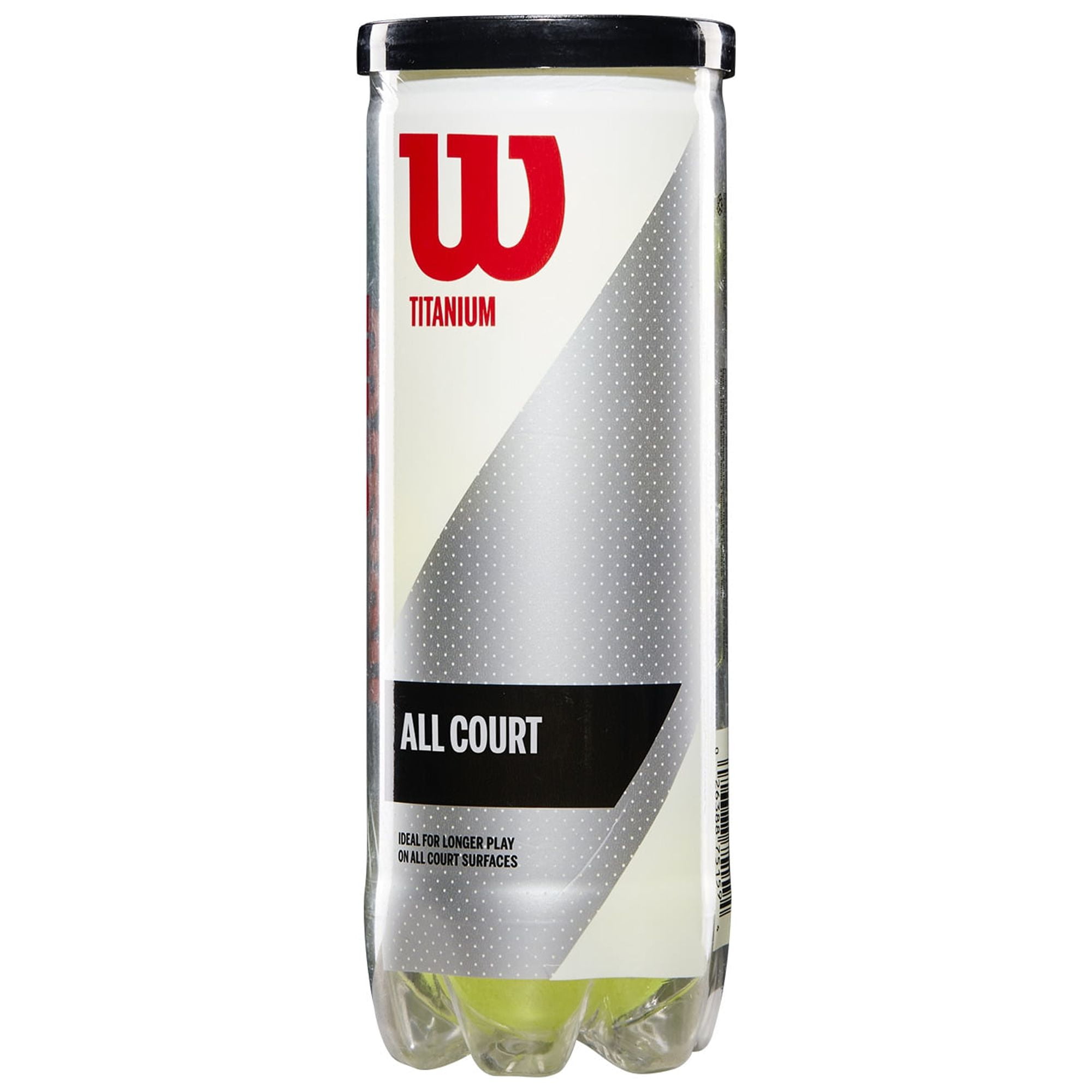 Wilson Titanium All Court Tennis Balls (Yellow, 3-Pack) kd898