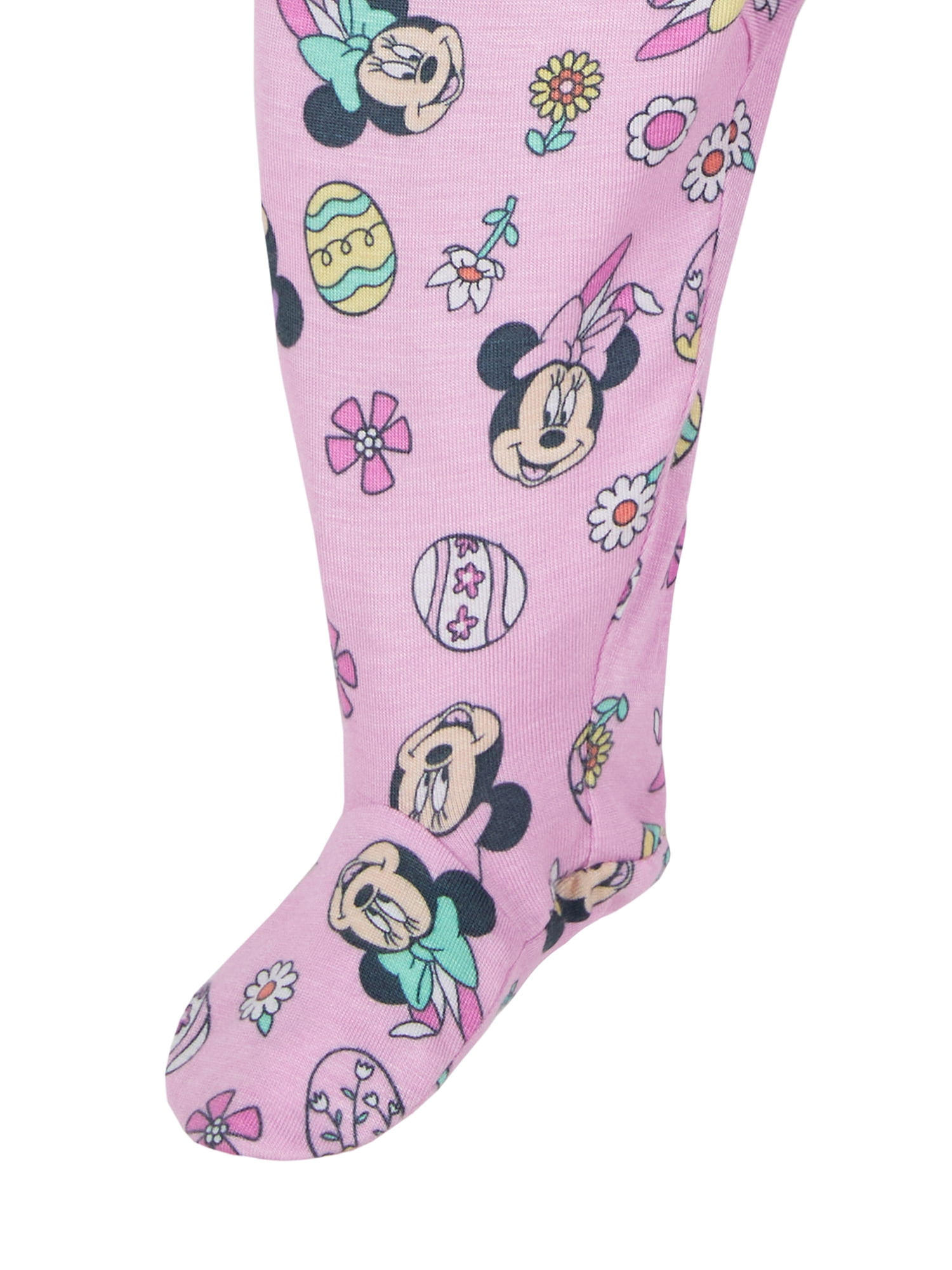 Minnie Mouse Baby Girl Footed Blanket Sleeper Pajamas (Pink, 0-9 Months) r2i63