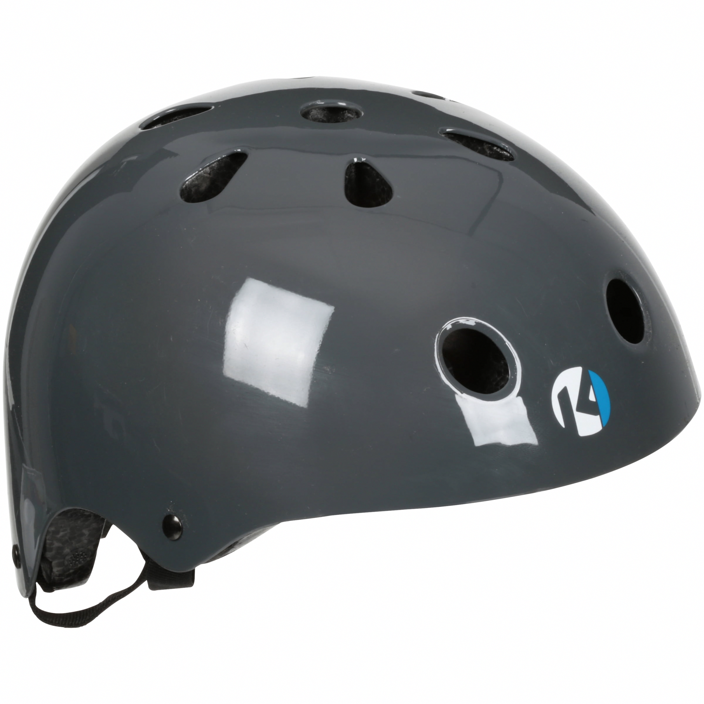 Kryptonics Youth 4-in-1 Protective Gear Set with Helmet (Grey, 21.25 in - 22.75 in) 5q0ws