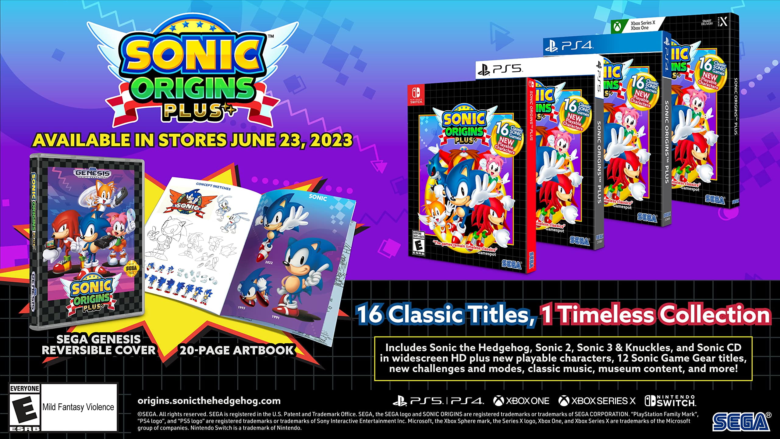 SEGA Sonic Origins Plus (Xbox Series X, Physical Edition) 9kvsy