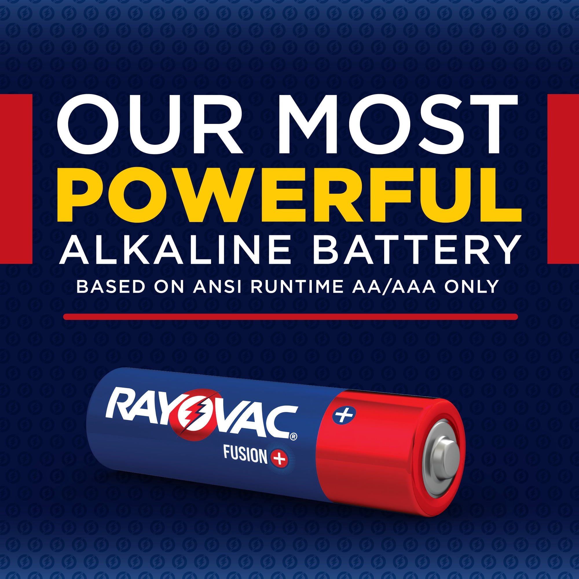 Rayovac Fusion AAA Alkaline Batteries (High-Drain Performance, 4 Pack) r7nc9
