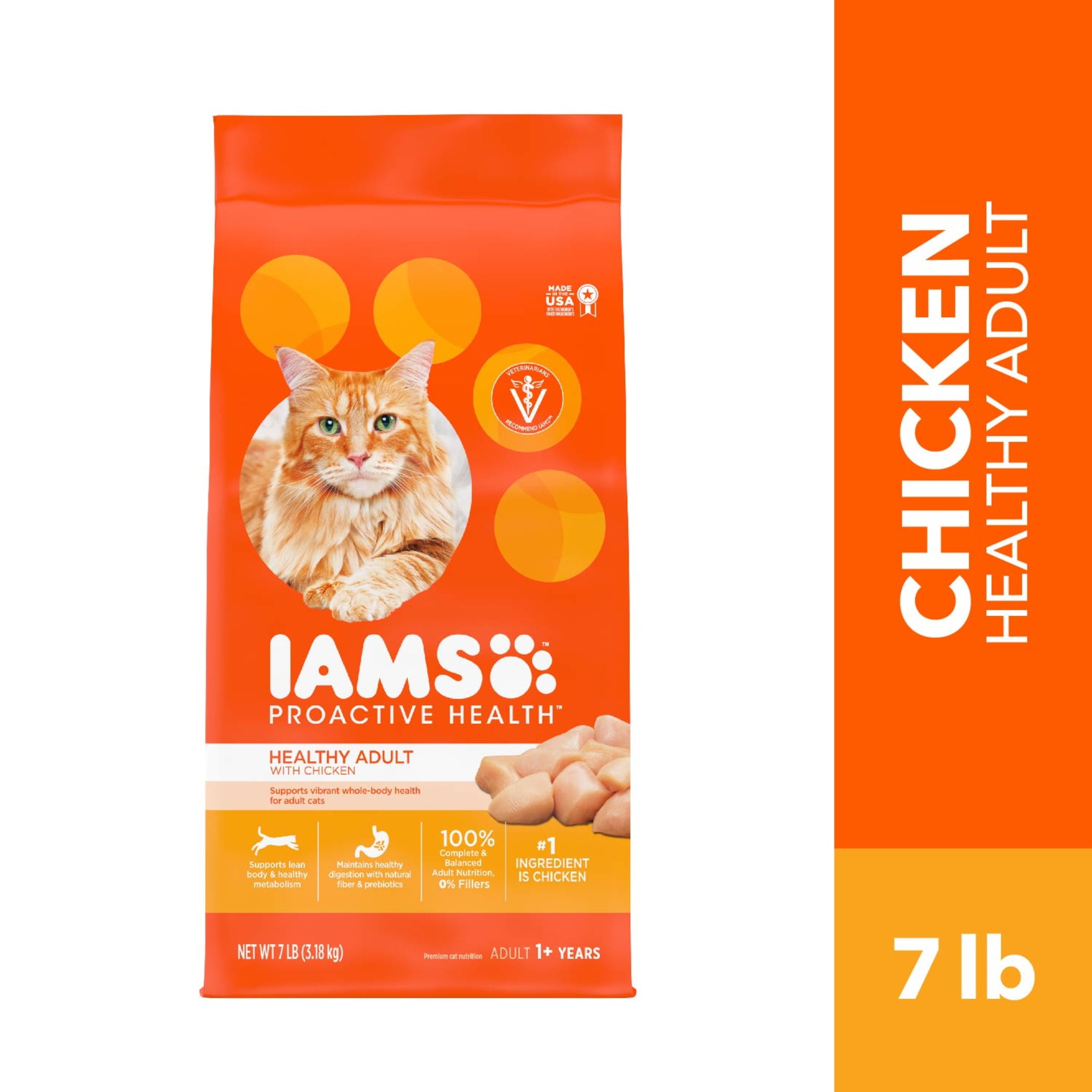 Iams Proactive Health Chicken Dry Cat Food (Chicken, 7 lb) mtw4h
