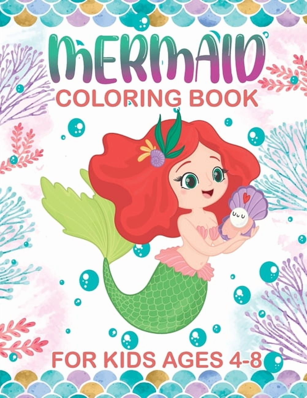 Laura Bidden Mermaid Coloring Book for Kids (32 Pages) igege