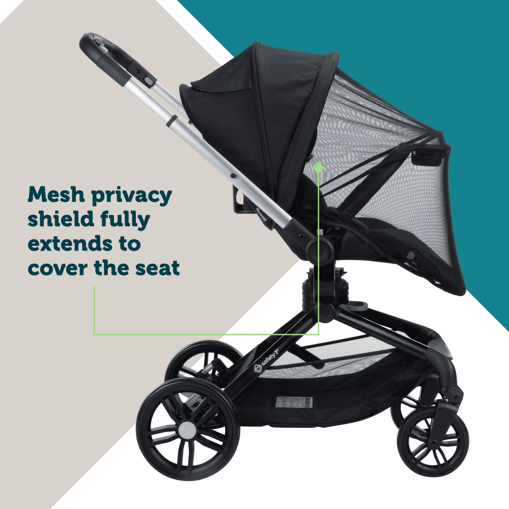 Safety 1st Turn and Go 360° Rotating Modular Travel System (Black, 4-30 lbs) z34fj