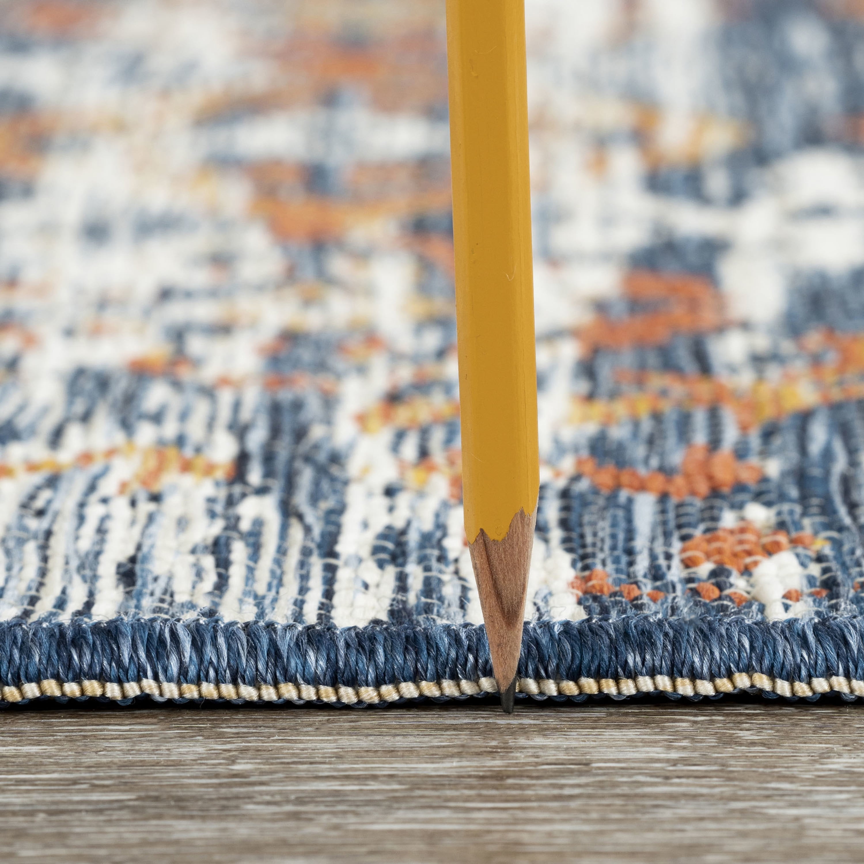 Bliss Rugs Moroccan Indoor Outdoor Area Rug, Fade Resistant Patio and Deck Decor (Multi-Color, 5 ft 3 in x 7 ft 3 in) z6ltx