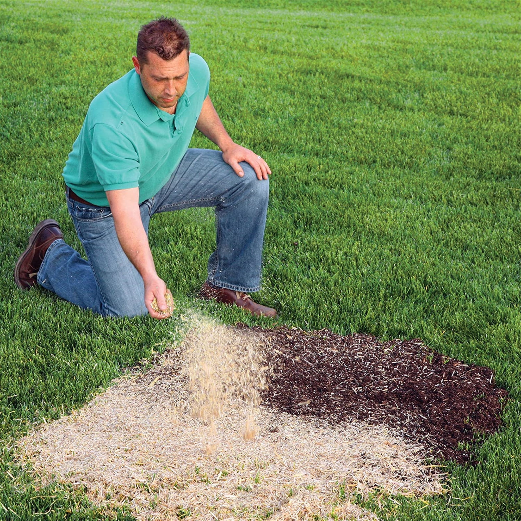 EZ Straw Natural Seedling Mulch and Erosion Control (1 cu ft) jjgmd