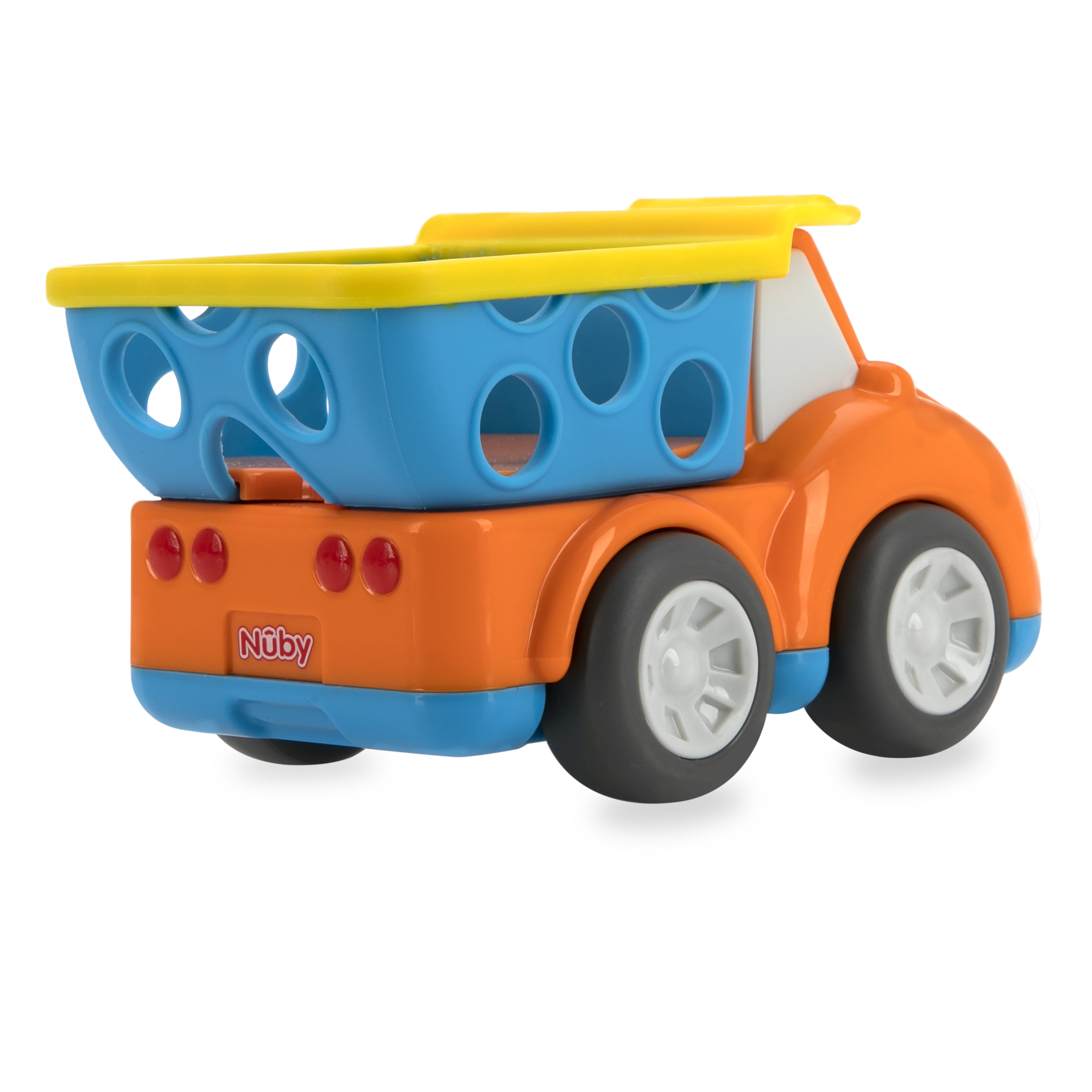 Nuby Play Pals Rattle Truck Sensory Toy for Infants (Multi-Color, 1 Pack) jfkl3