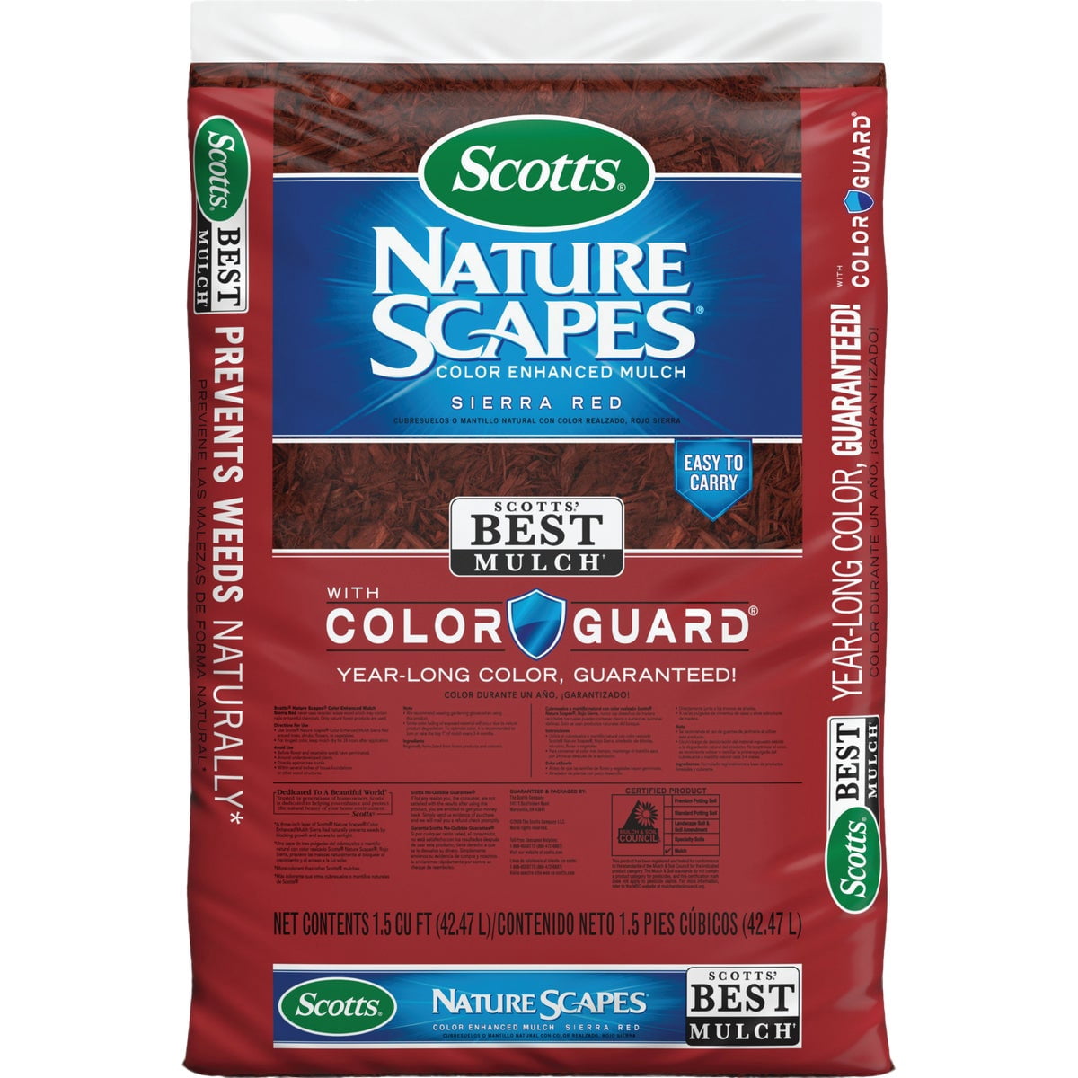 Scotts Nature Scapes Color Enhanced Mulch (Black, 24 Pack) b60yf