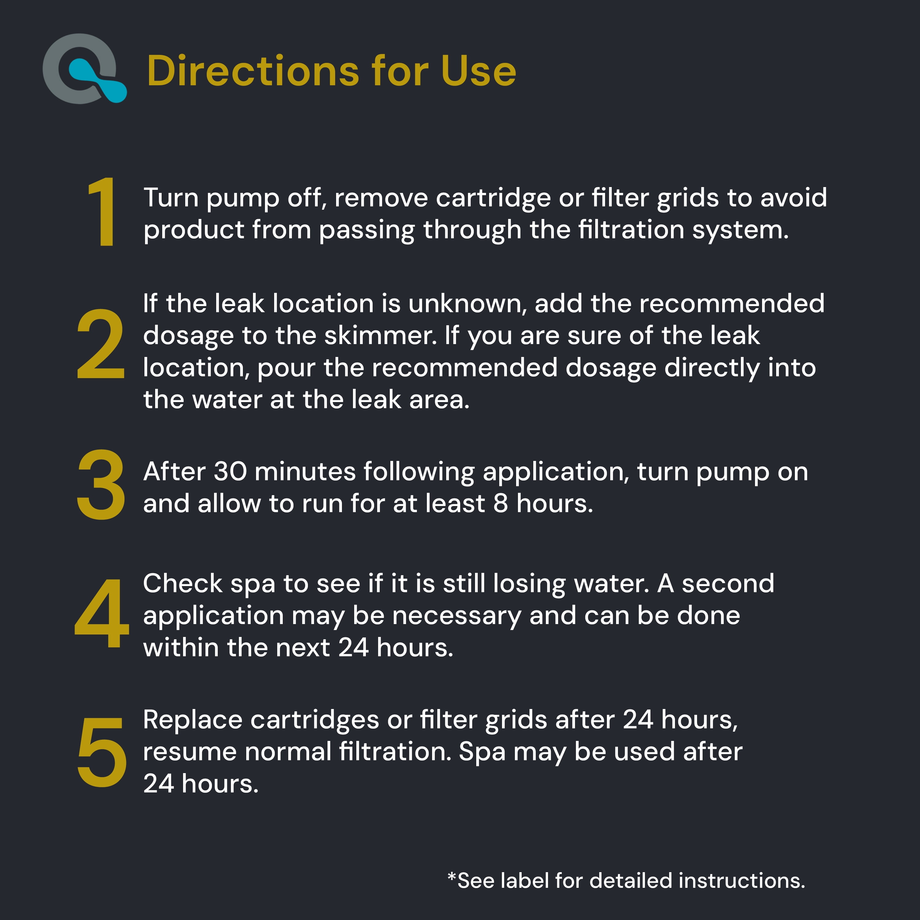 AquaDoc Spa Leak Sealer, Hot Tub Leak Repair Solution (32 fl oz) pqpu0