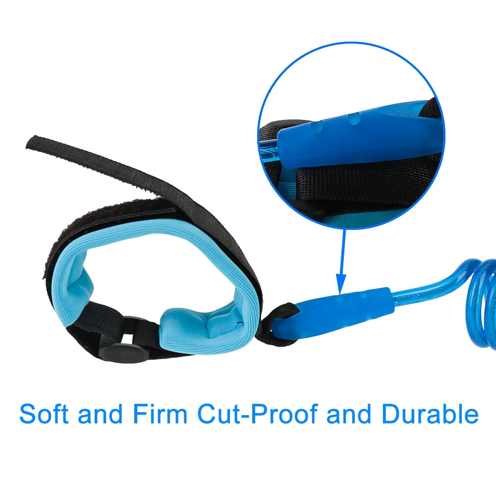 AOWOO Anti-Lost Toddler Safety Wrist Link Leash (Blue, 2 Pack, 71 in) jlwwc