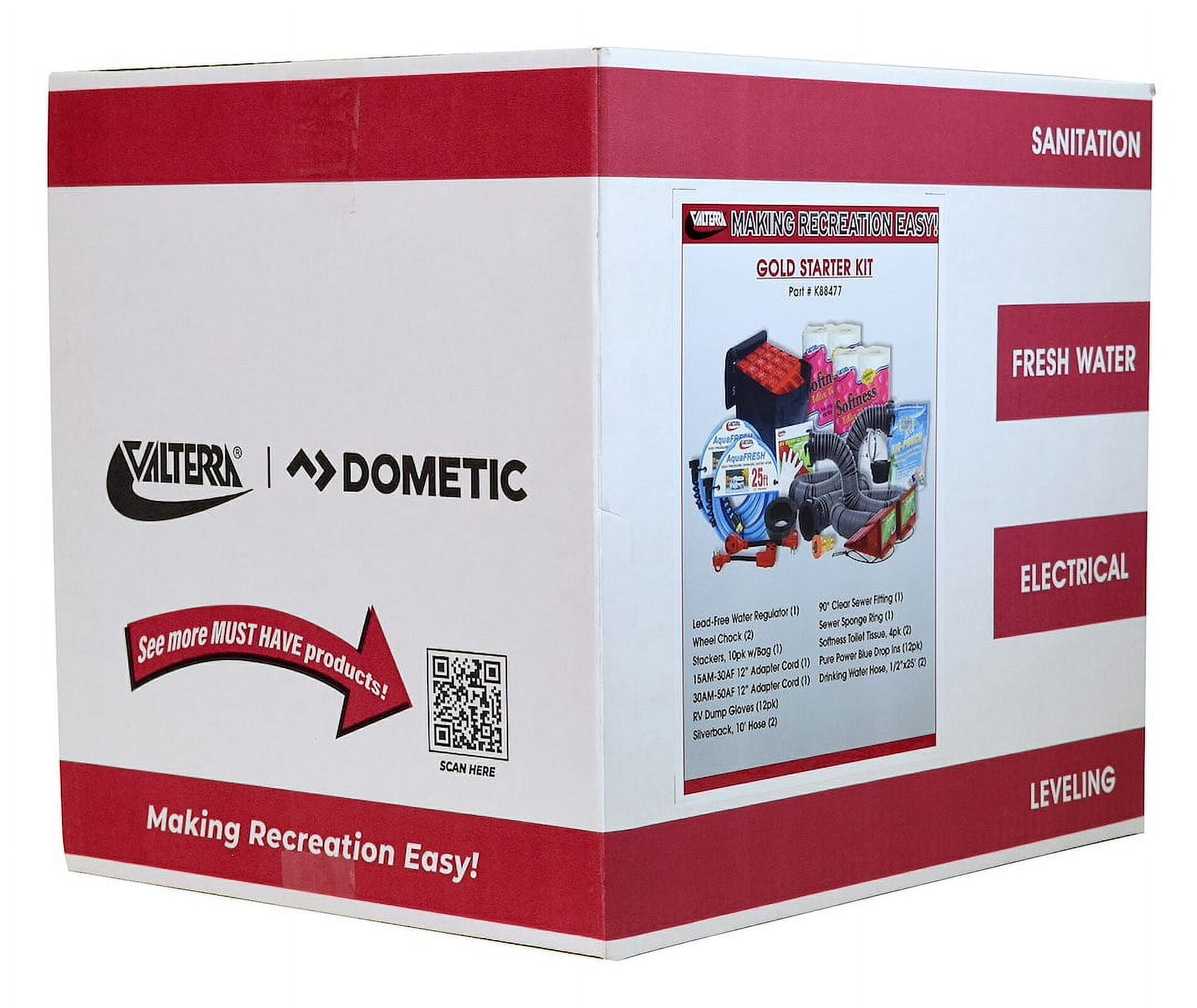 Valterra K88477 RV Start Up Gold Kit (Gold, 1 Pack) 82awr