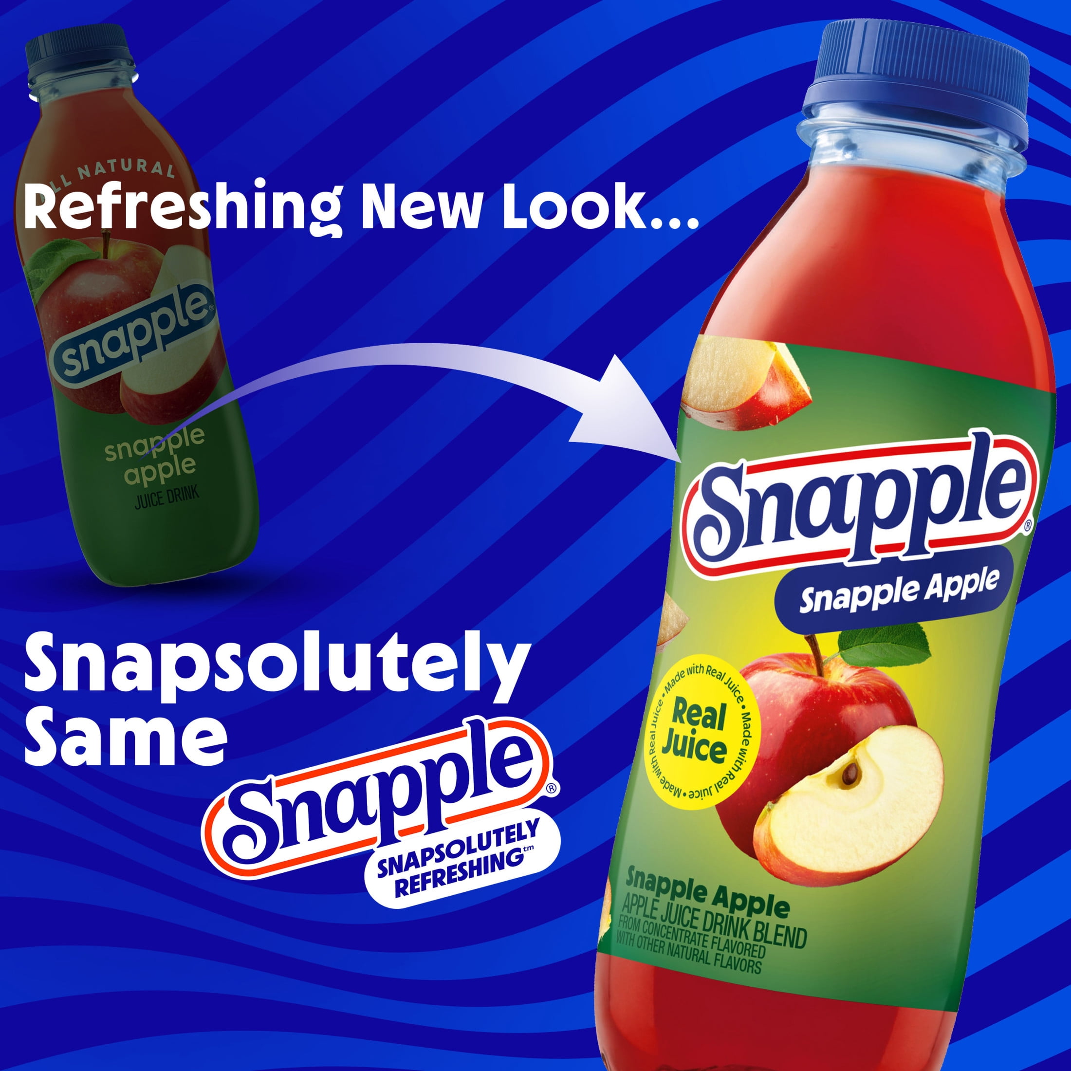 Snapple Apple Juice Drink, Crisp Refreshing Fruit Beverage (6 Pack, 16 fl oz) jide6