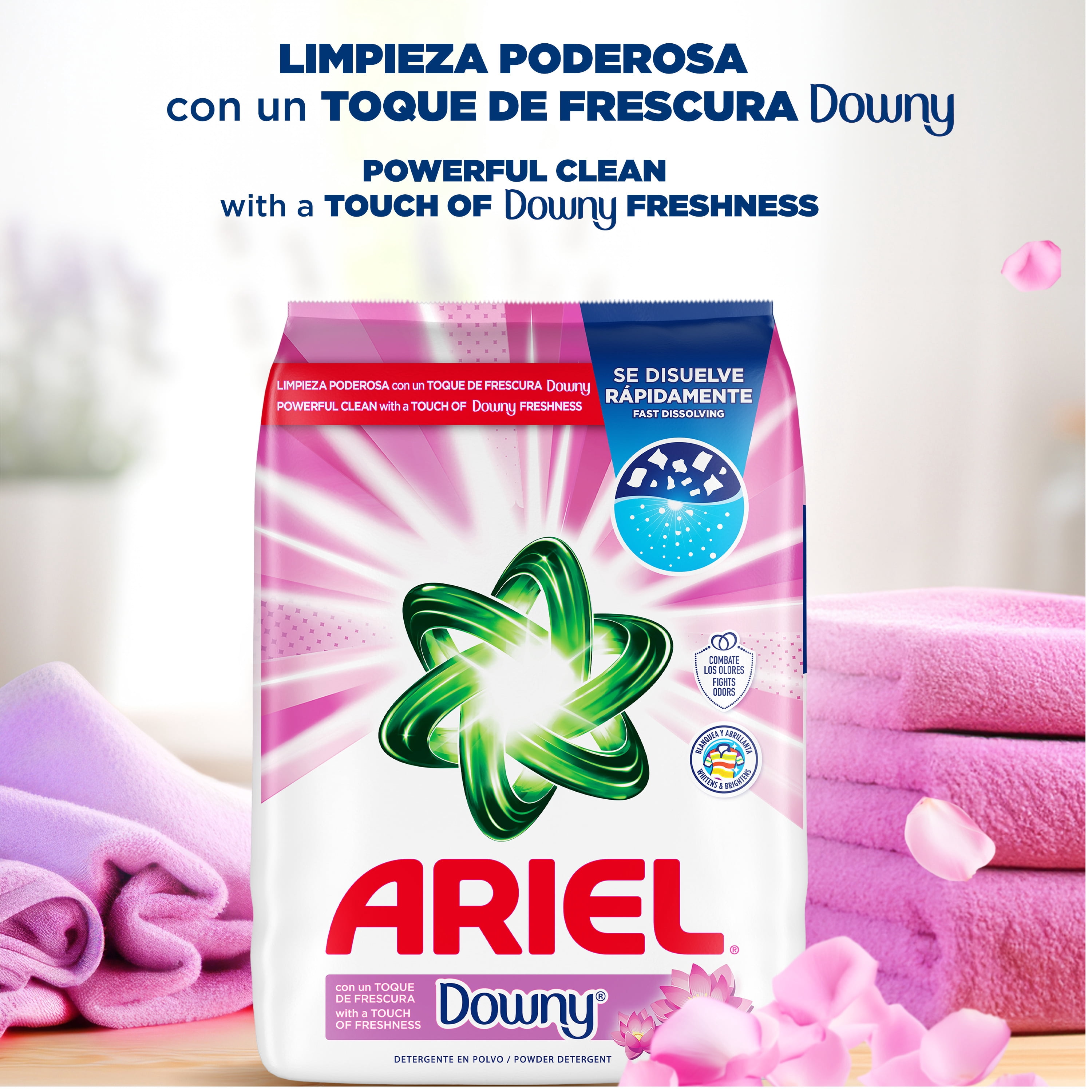 Ariel Laundry Detergent Powder with Downy Freshness (April Fresh, 95.2 oz, 60 Loads) 5njxb