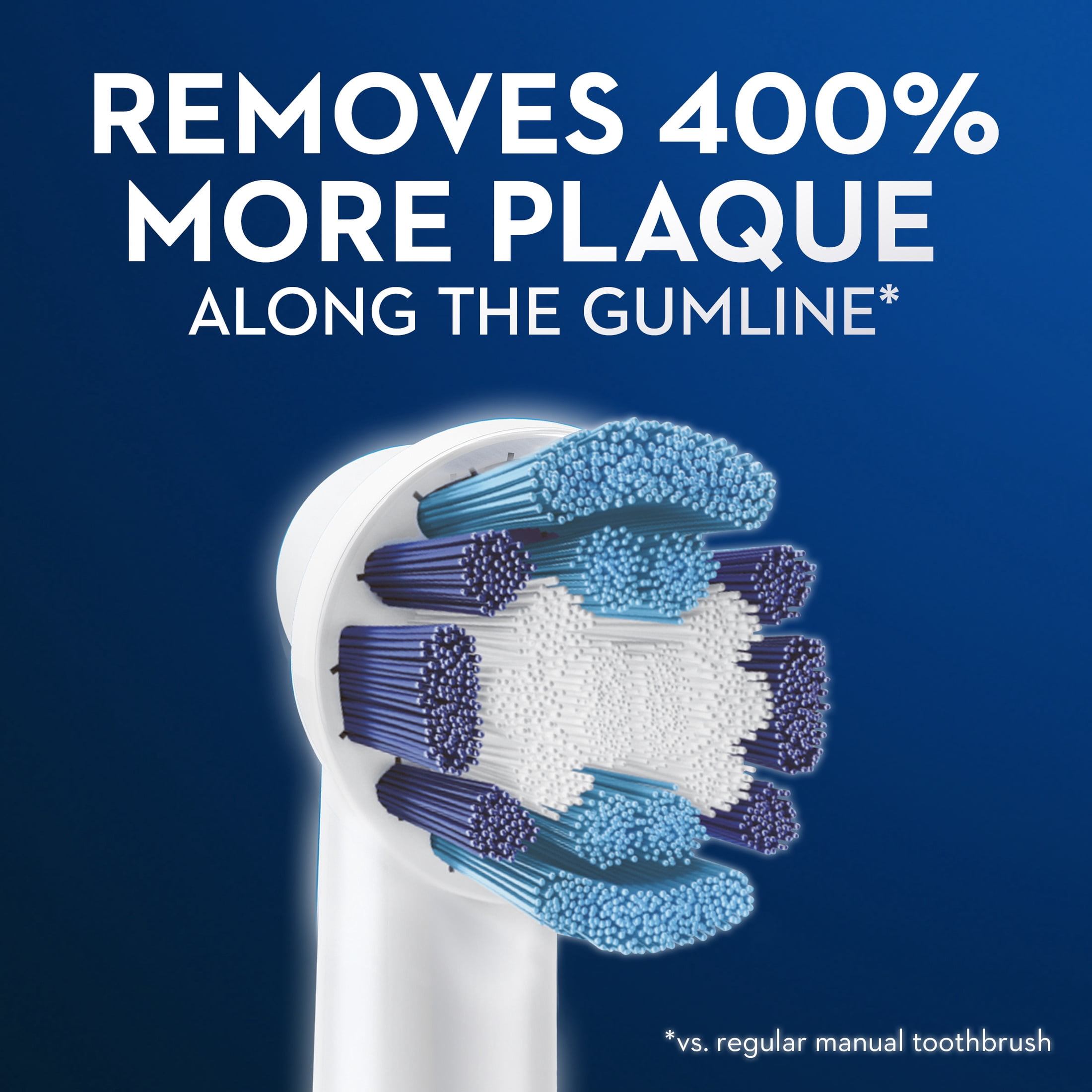 Oral-B PrecisionCleanX Electric Toothbrush Replacement Heads (White, 2 Count) z6gcy