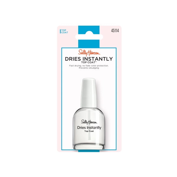 Sally Hansen Insta-Dri Anti-Chip Top Coat Nail Polish (Clear, 0.45 fl oz) oc284