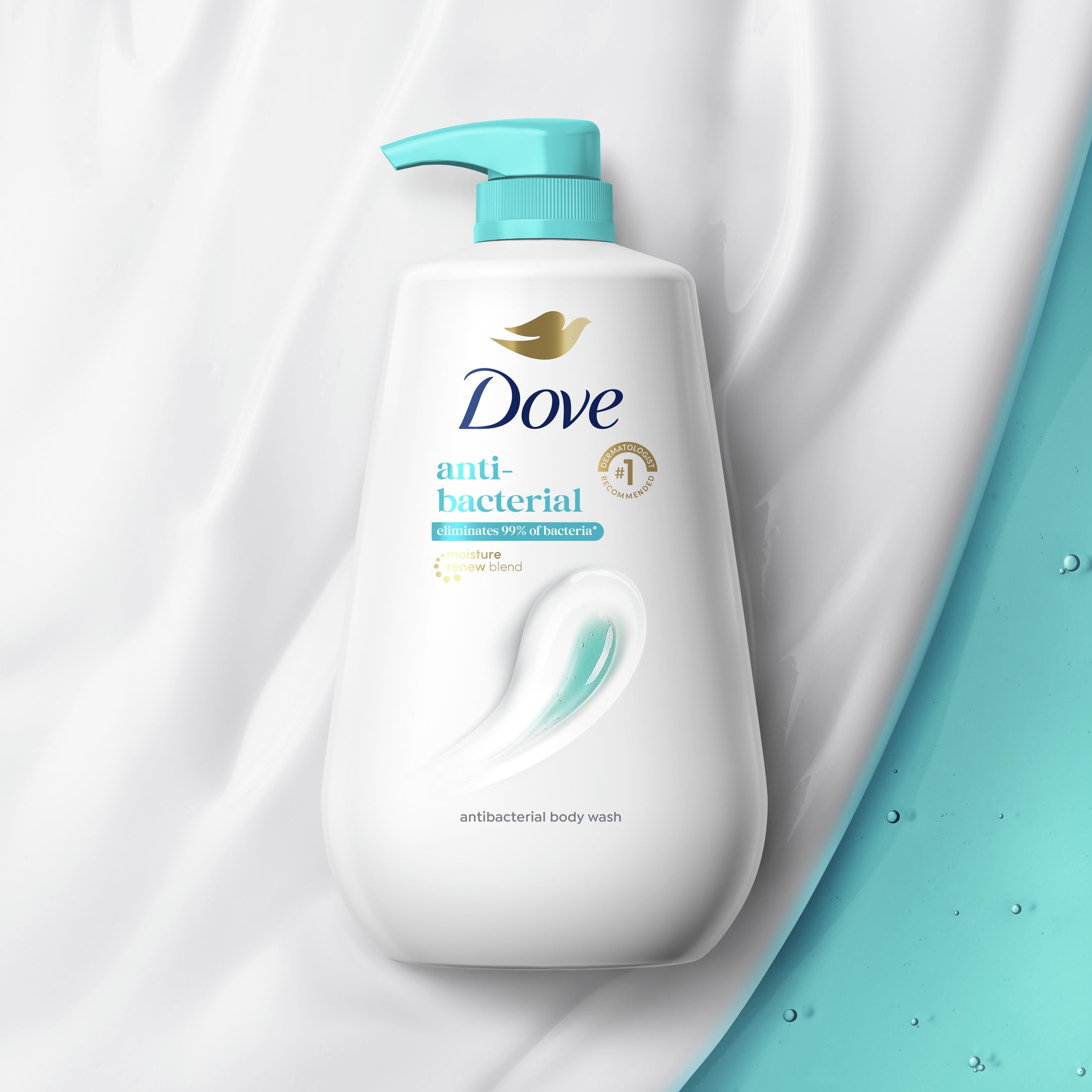 Dove Care and Protect Antibacterial Body Wash, Moisturizing Daily Cleanser (3 Pack, 30.6 fl oz) jbted