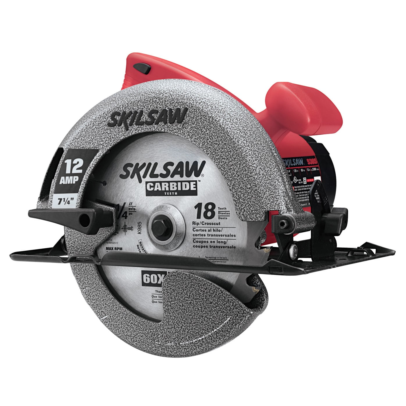 SKIL 5385-01 12 Amp Circular Saw with 7-1/4 in. Carbide Blade (9.1 lb) uhfkw