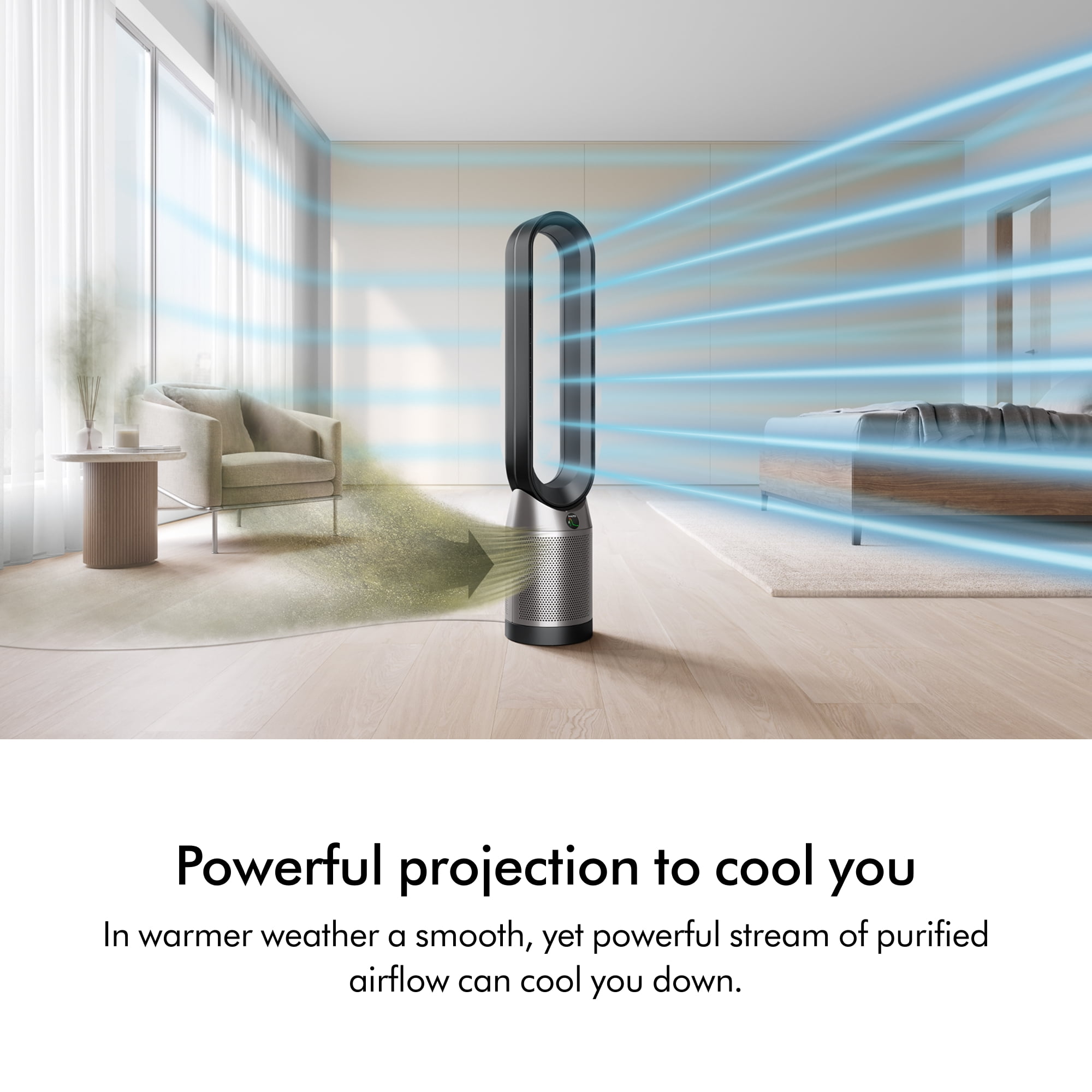 Dyson Purifier Cool PC1 Air Purifier and Fan (Black/Nickel, 1 Unit) dtse2