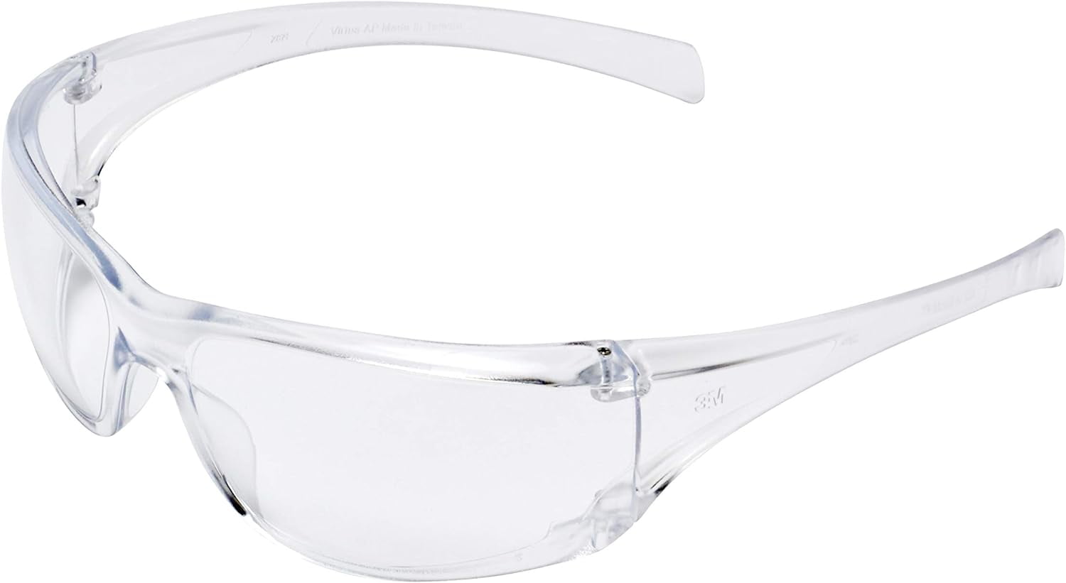 3M Virtua AP Safety Glasses, Lightweight Protective Eyewear, Anti-Scratch Lens (Clear, One Size) 9cc1g